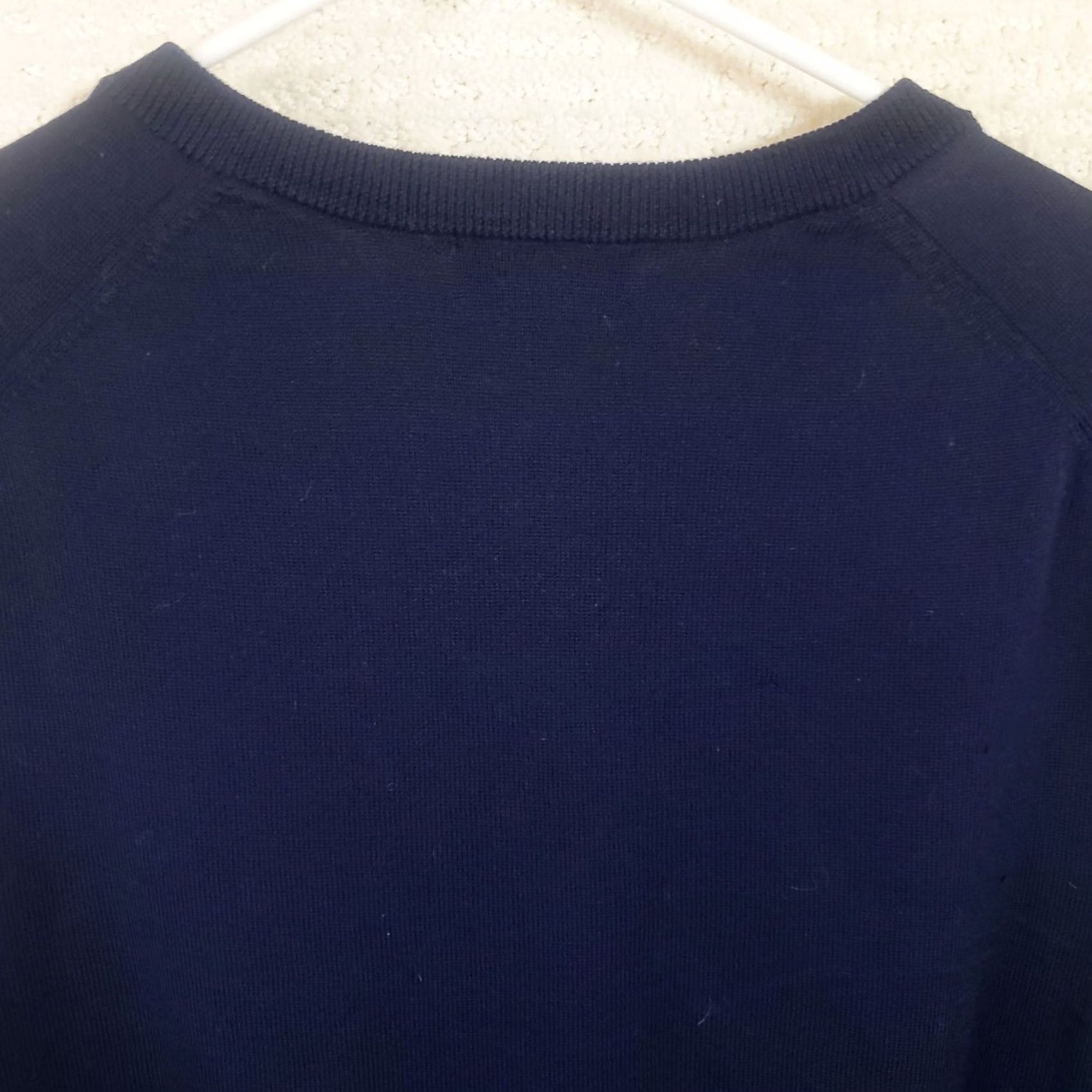 Brooks Brothers Brooks Brothers 100% Merino Wool Navy V-neck Sweater Vest Mens XL Solid Knit Sleeveless Classic Pattern Vintage: No Size US XL / EU 56 / 4 - 7 Thumbnail