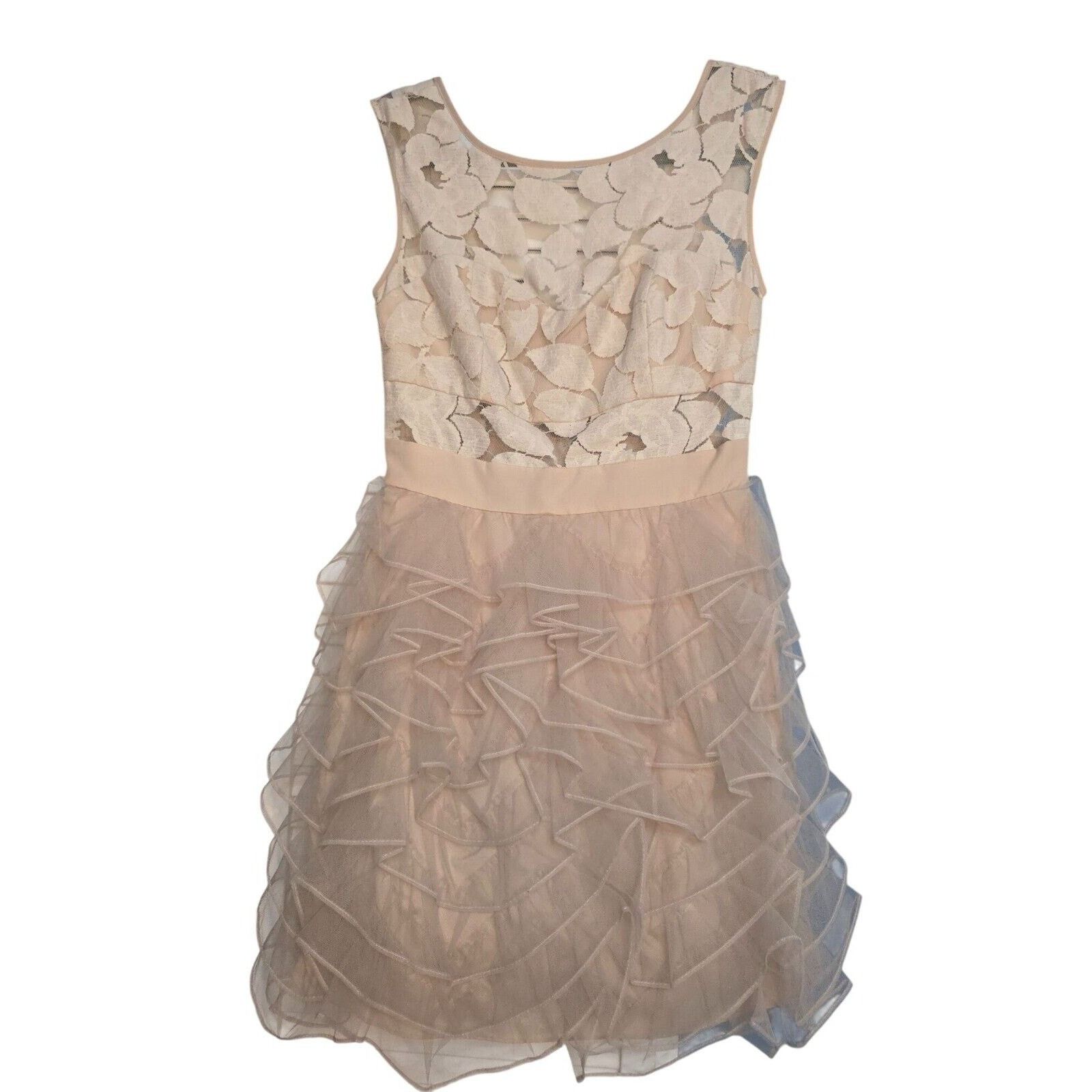 Bcbgmaxazria BCBGENERATION NATURAL TUTU VDN6P752/DC1111 DRESS SIZE 0 Size XS / US 0-2 / IT 36-38 - 8 Thumbnail