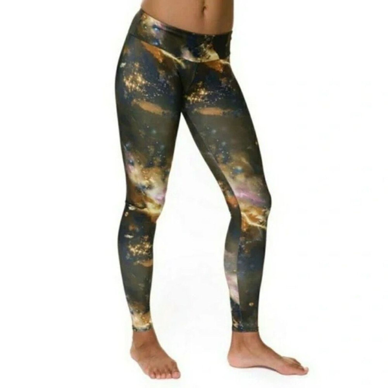Other Onzie Yoga Graphic Galaxy Leggings Full Length Size XS Size 26" / US 2 / IT 38 - 1 Thumbnail