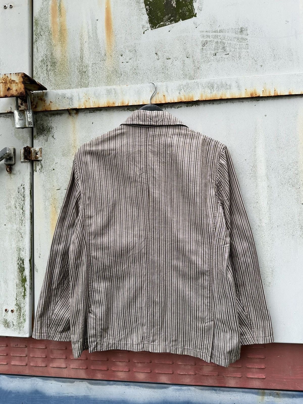 Comme Ca Ism Vintage Comme Ca Ism Wool Striped Detroit Jacket Size US M / EU 48-50 / 2 - 7 Thumbnail