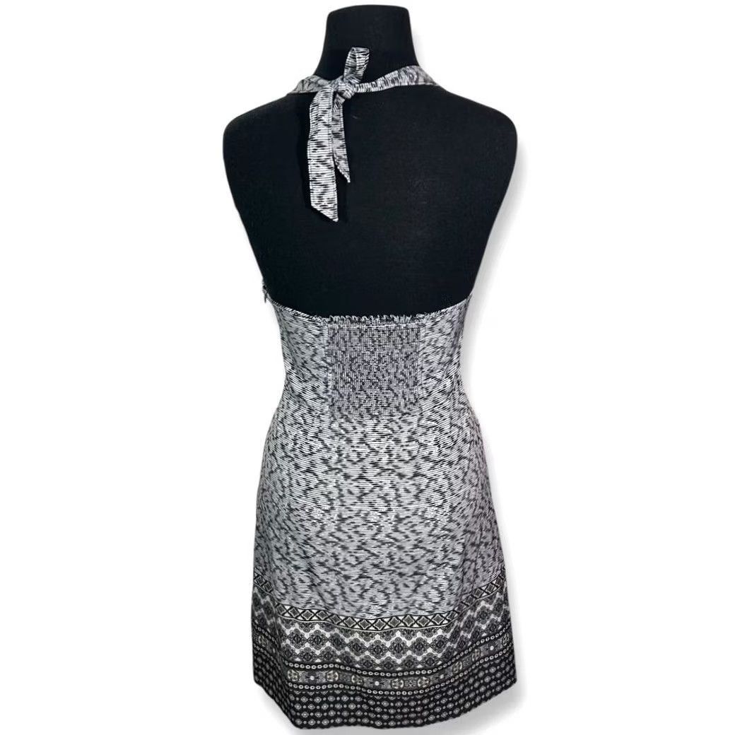 Athleta EUC Athleta Go Anywhere Halter Dress Sleeveless Black White Casual Dress Sz 6 Size M / US 6-8 / IT 42-44 - 2 Thumbnail