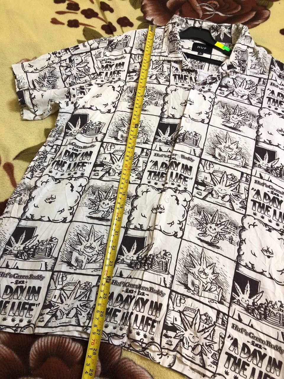 Huf Huf Graphic Printed Shirt streetwear Size US L / EU 52-54 / 3 - 6 Thumbnail
