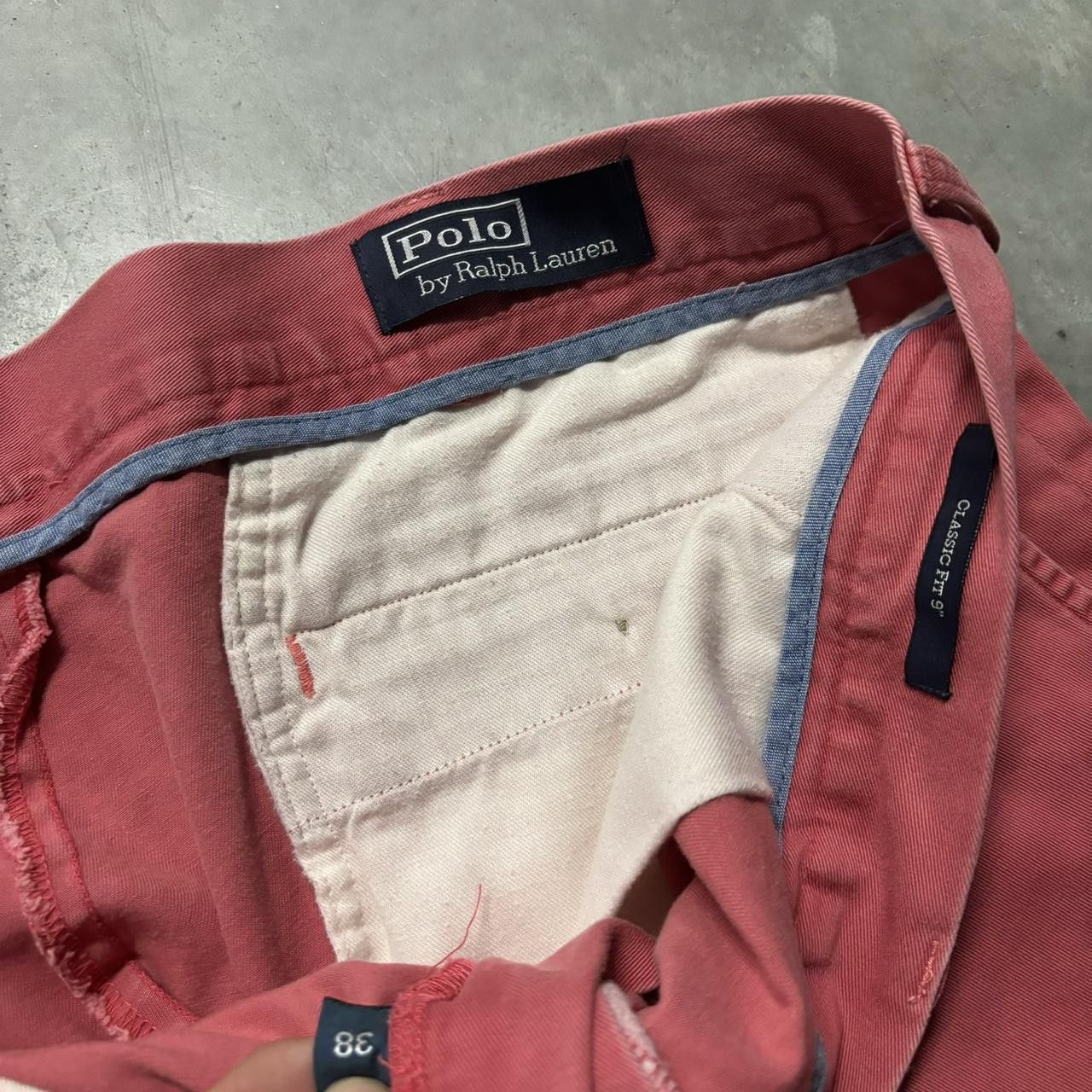 Polo Ralph Lauren × Vintage Crazy Vintage Y2K/2000s Pink Polo Ralph Lauren Summer Essential Shorts! Size US 38 / EU 54 - 4 Thumbnail