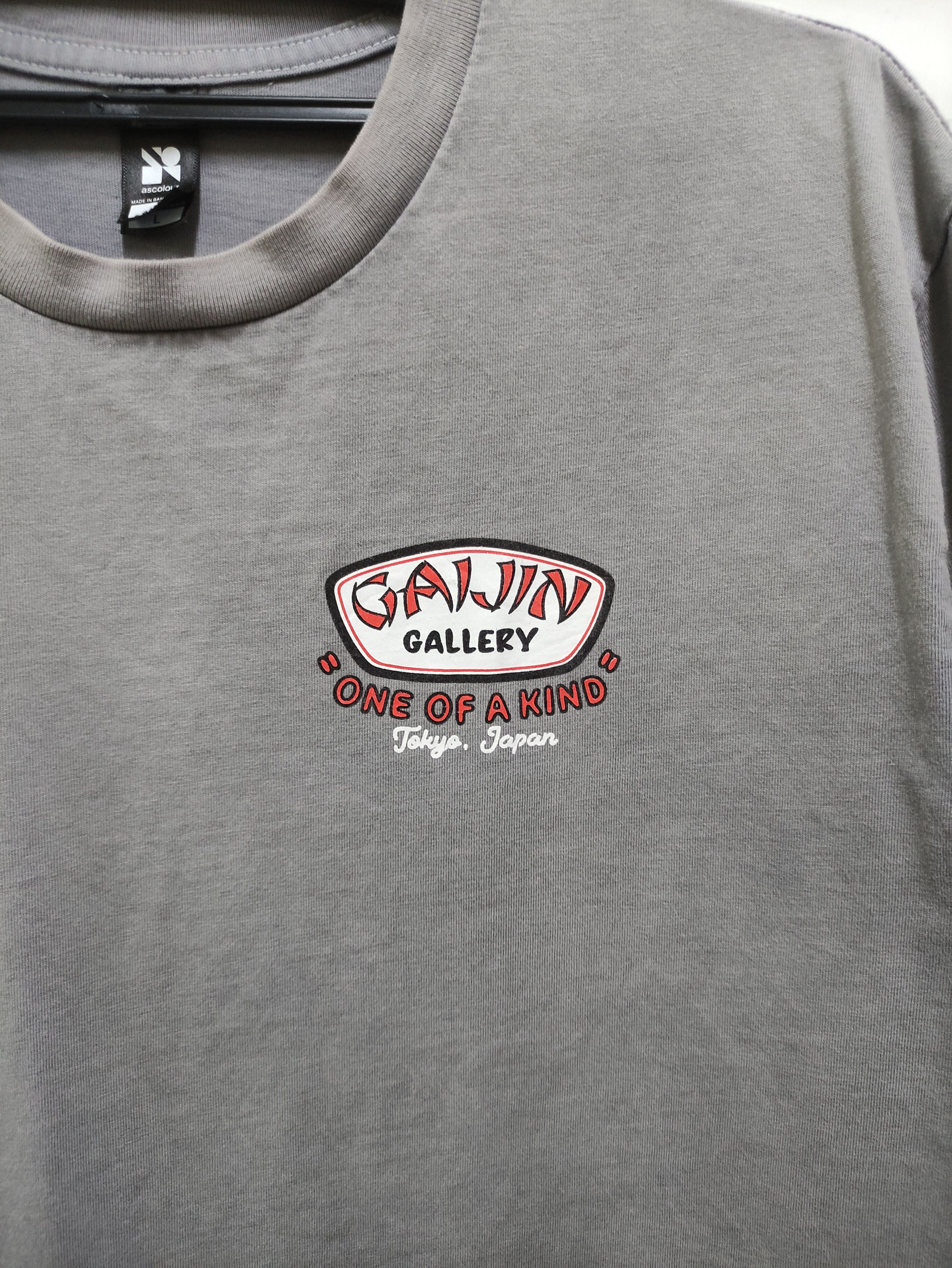 Japanese Brand GAIJIN GALLERY "one of a kind" Tokyo Japan sun faded tee Size US L / EU 52-54 / 3 - 5 Thumbnail