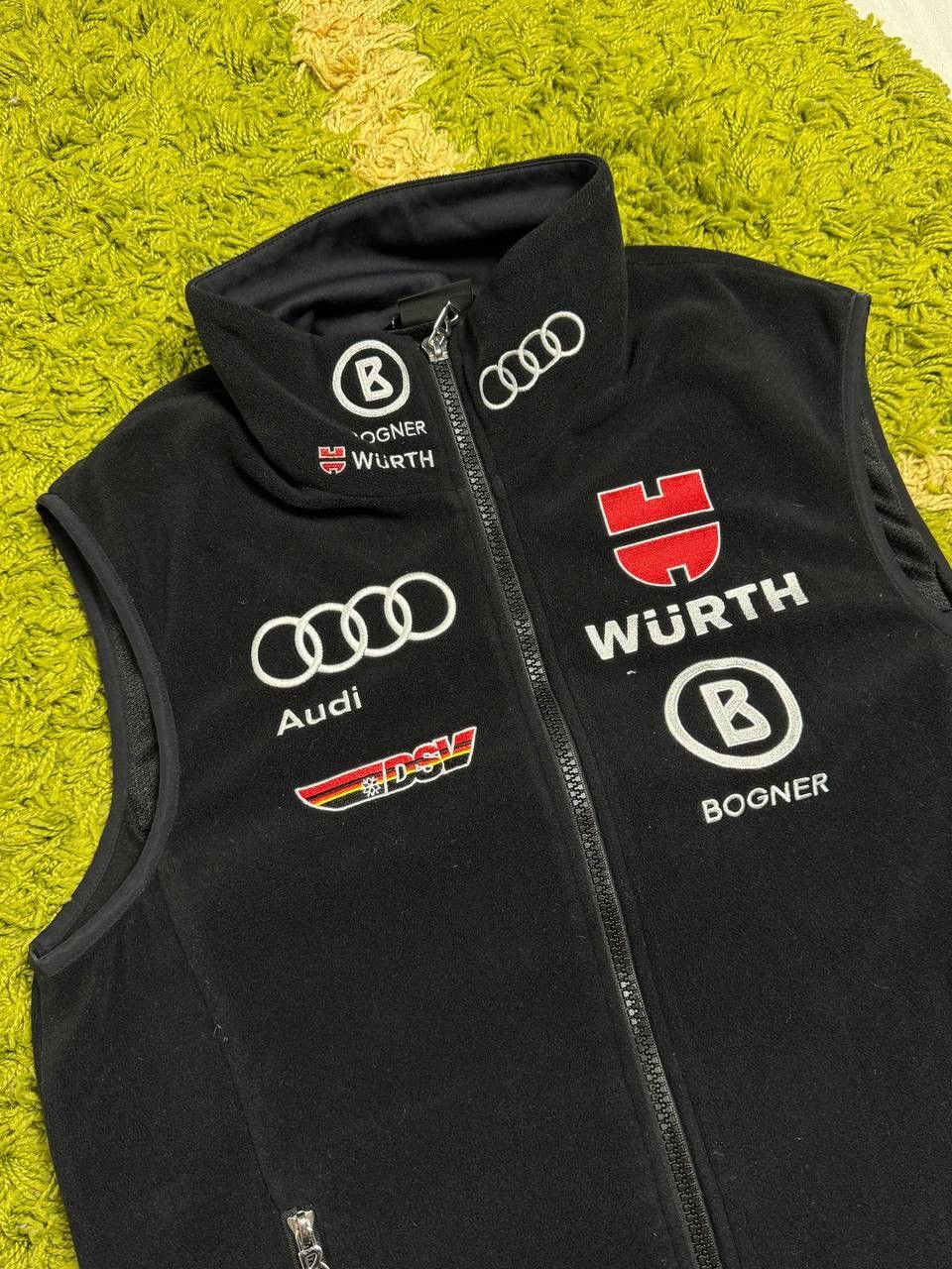 Audi × Bogner × Vintage Bogner Audi Vintage Fleece Vest Germany Size US M / EU 48-50 / 2 - 2 Thumbnail