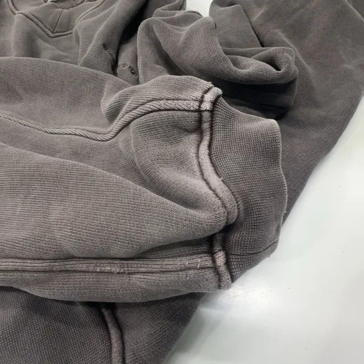 Alexander Wang Alexander Wang Brown V-Neck Cropped Sweatshirt - Size S / US 4 / IT 40 - 6 Thumbnail