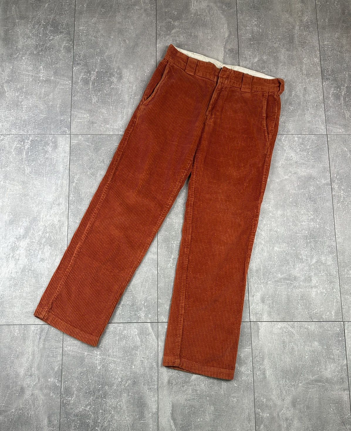 Dickies Dickies Orange Small Logo Corduroy Pants Size US 30 / EU 46 - 6 Thumbnail
