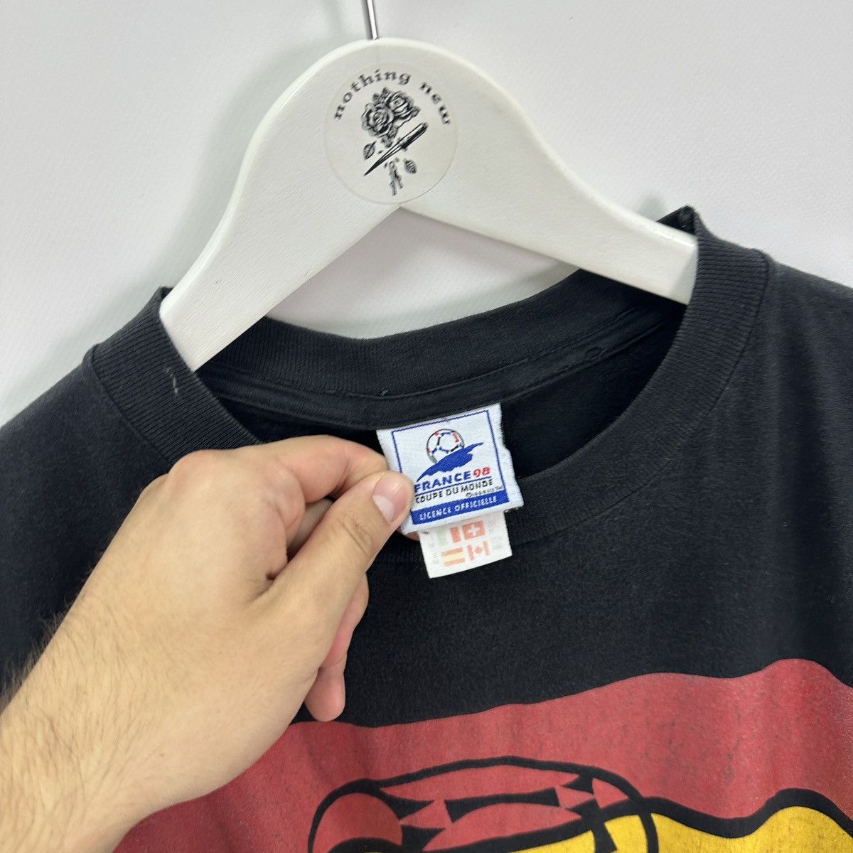 Vintage Vintage 90s France Coupe De monde 98 Adidas 1994 tee y2k Size US M / EU 48-50 / 2 - 8 Thumbnail