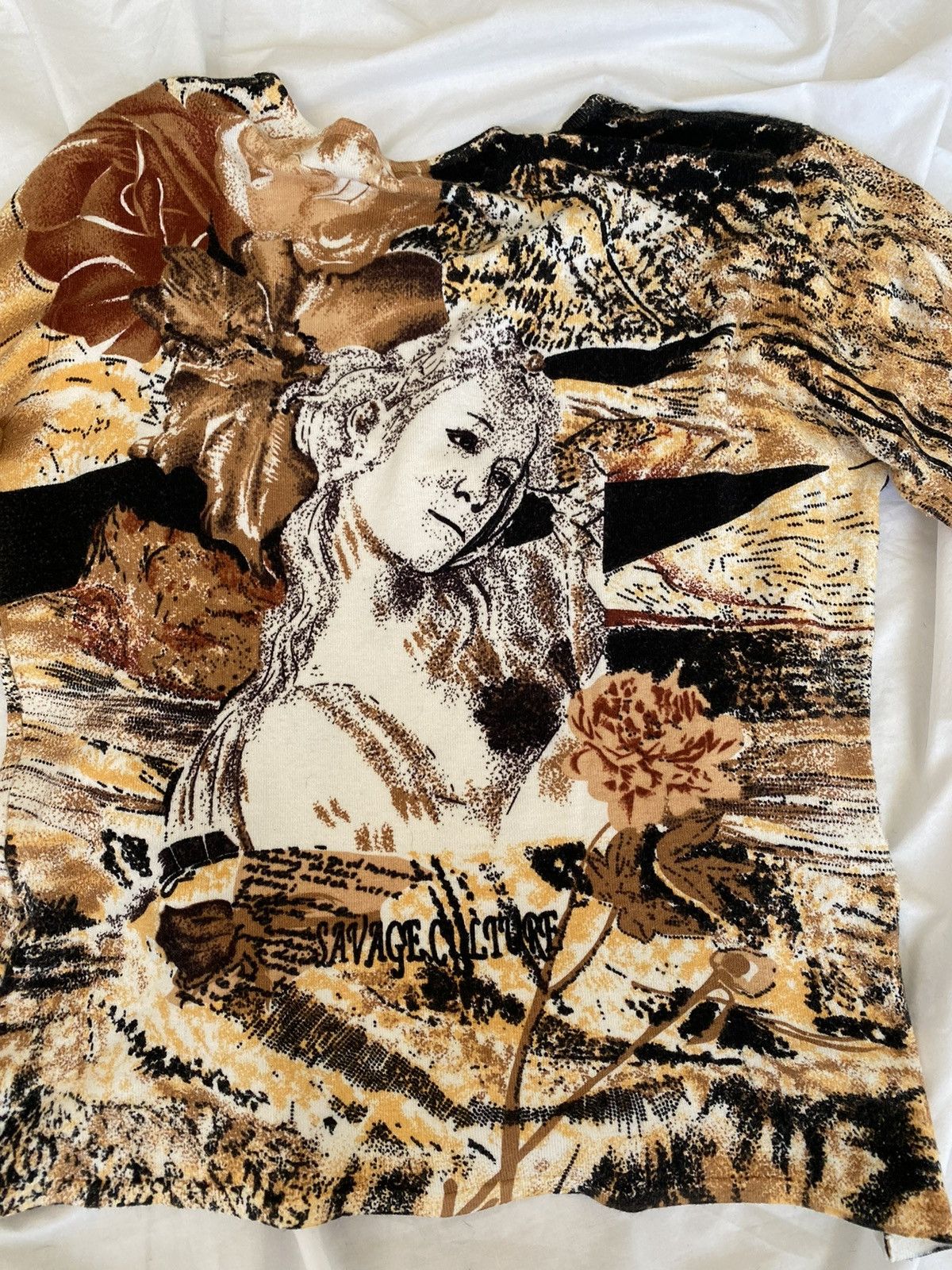 Japanese Brand Savage Culture sweater with woman flower Size S / US 4 / IT 40 - 7 Thumbnail