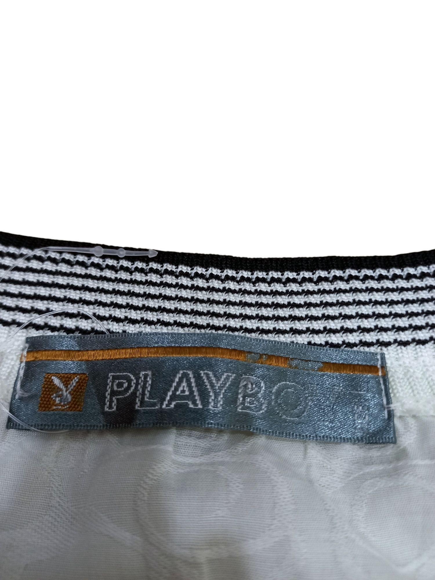 Designer × Playboy × Vintage Rare! Vintage Playboy Retro Pimp Style Jacquard Viscose Top Size US L / EU 52-54 / 3 - 4 Thumbnail