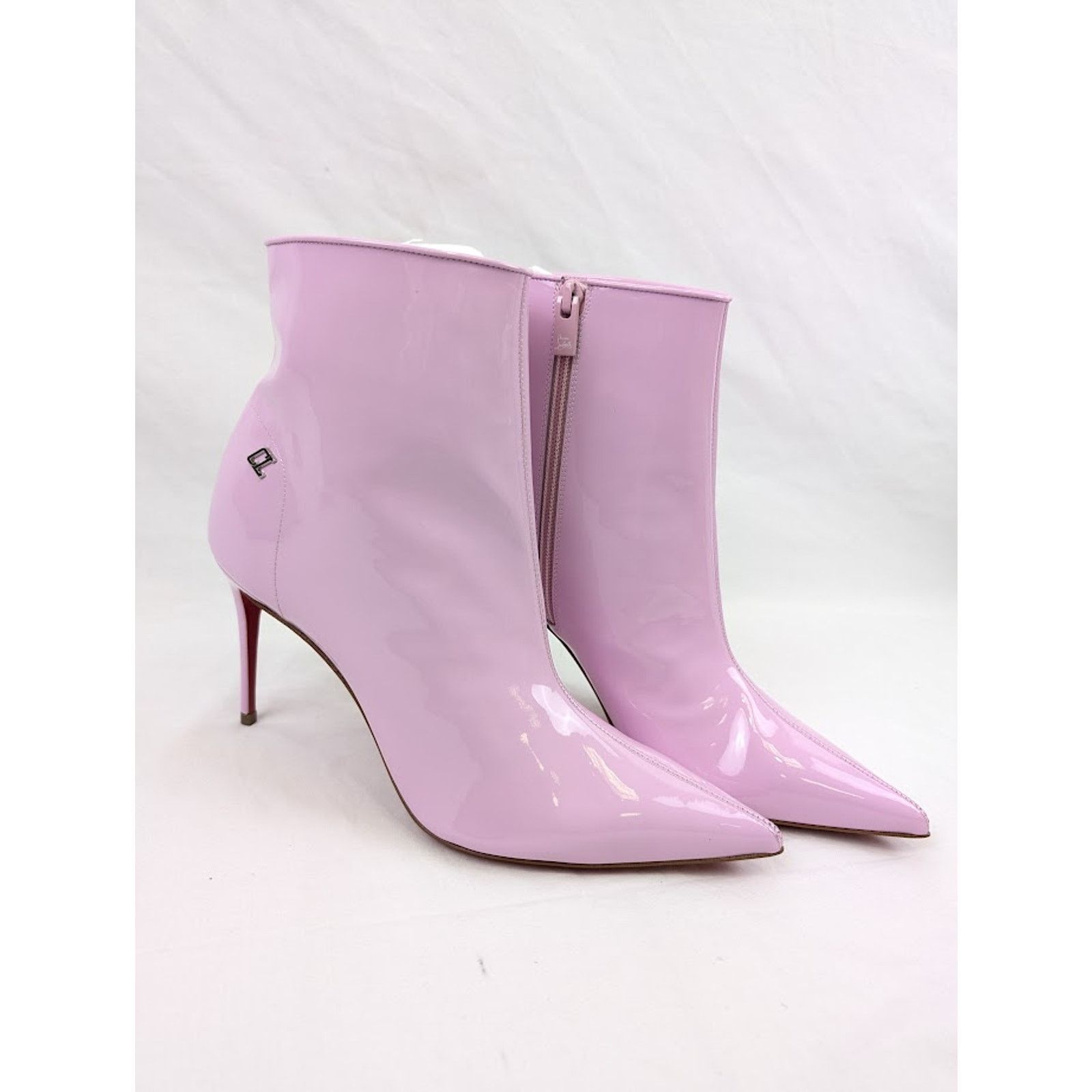 Christian Louboutin o1rshd1 Patent Soft Sporty Kate Booty 85 in Lin Pinkador Size US 11 / IT 41 - 15 Thumbnail