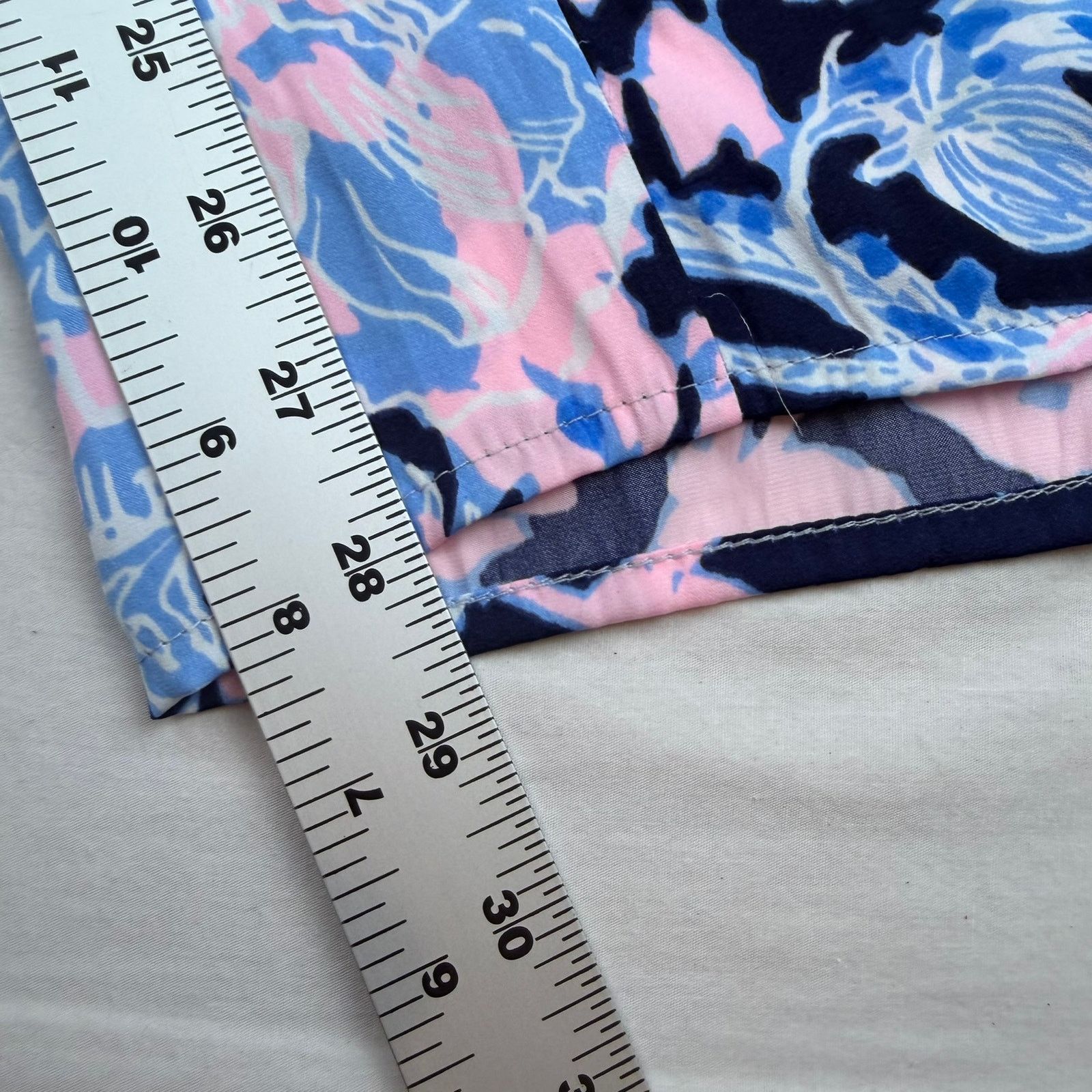 Lilly Pulitzer Lilly Pulitzer Dusk Floral Jumpsuit XS Navy Blue Pink Size 24" / US 00 / IT 34 - 5 Thumbnail