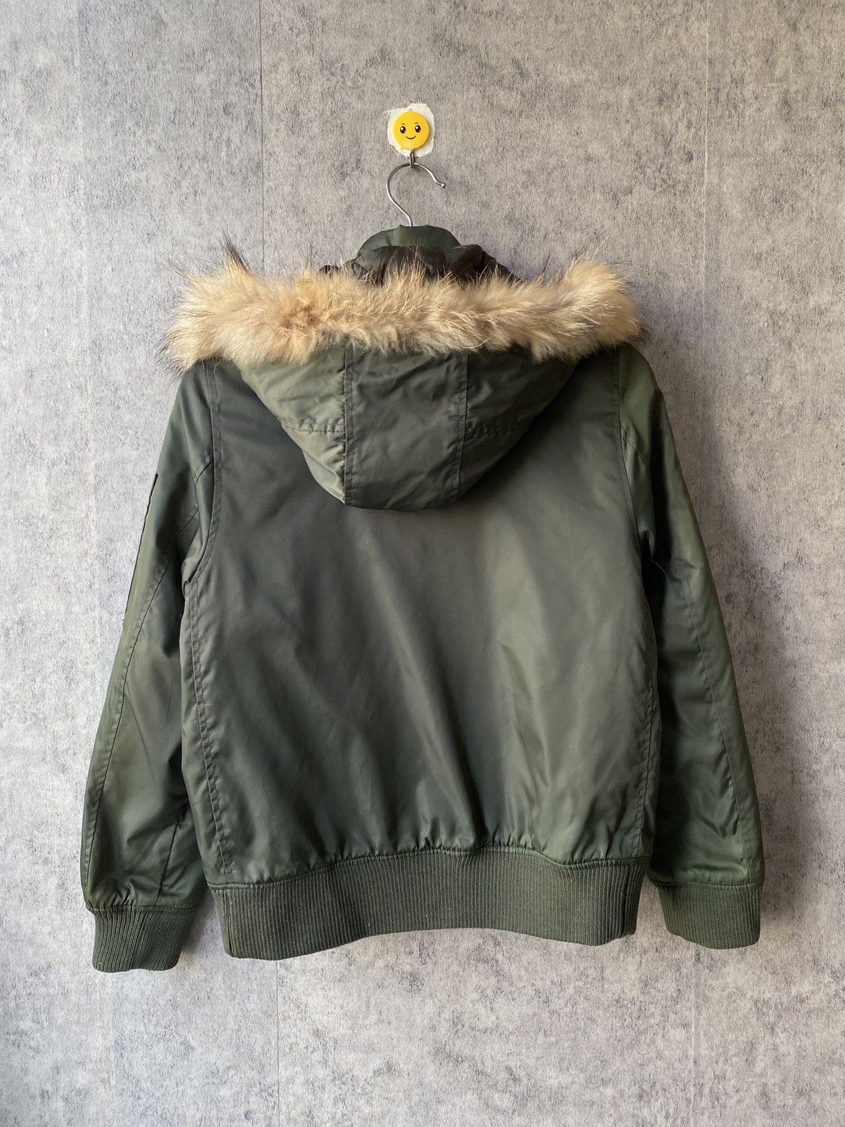 Japanese Brand Ozoc Japan Bomber Fur Hoodie Jacket Size US S / EU 44-46 / 1 - 3 Thumbnail