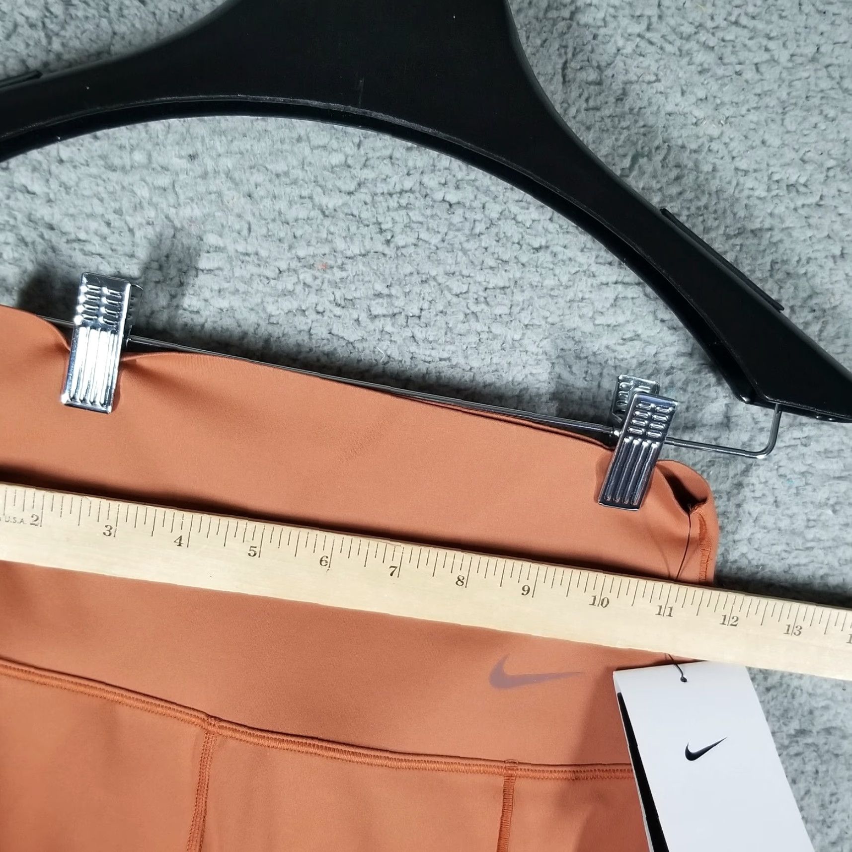 Nike Nike Universa Leggings Women Small Burnt Sunrise 7/8 Pockets Activewear Athleisure Womens Size 28" / US 6 / IT 42 - 4 Thumbnail
