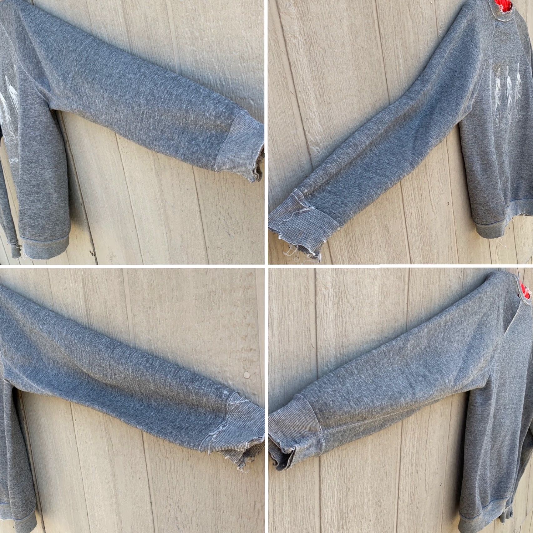 Vintage Vintage Florida Sweatshirt Surfer Girl Surfboard Graphic Raglan Long Sleeve Gray L Mens Shirts Pullover 70s 1970s Surfer Gift Size US L / EU 52-54 / 3 - 2 Thumbnail