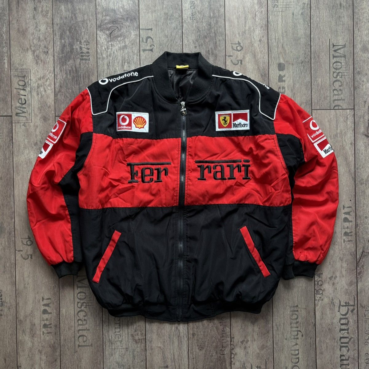 Ferrari Ferrari Malboro Vintage 90’s bomber jacket y2k rap swag Size US XL / EU 56 / 4 - 1 Thumbnail