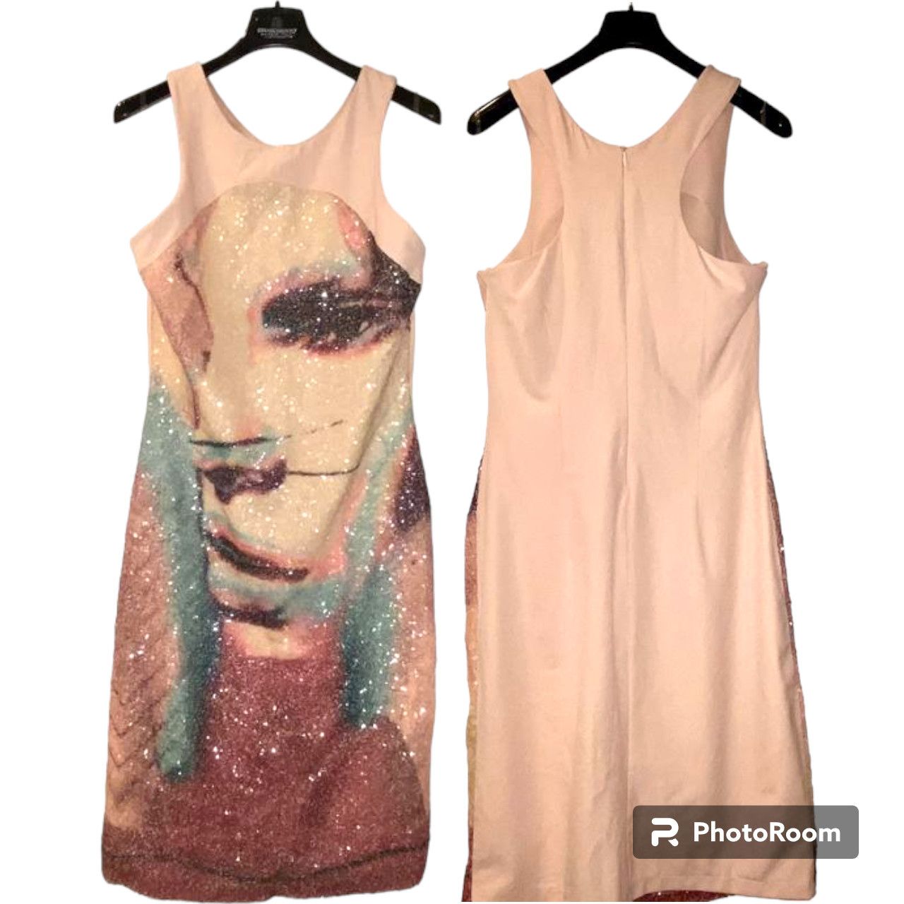 image of Archival Clothing Designer Sequence Dress Size M New, Women's
