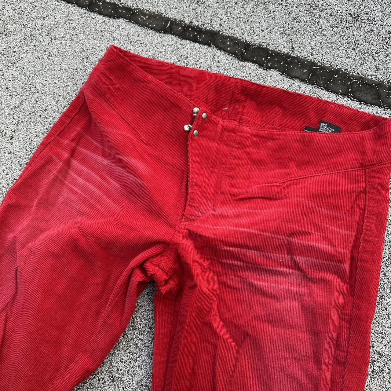Diesel Diesel red corduroy pants Size 26" / US 2 / IT 38 - 2 Thumbnail
