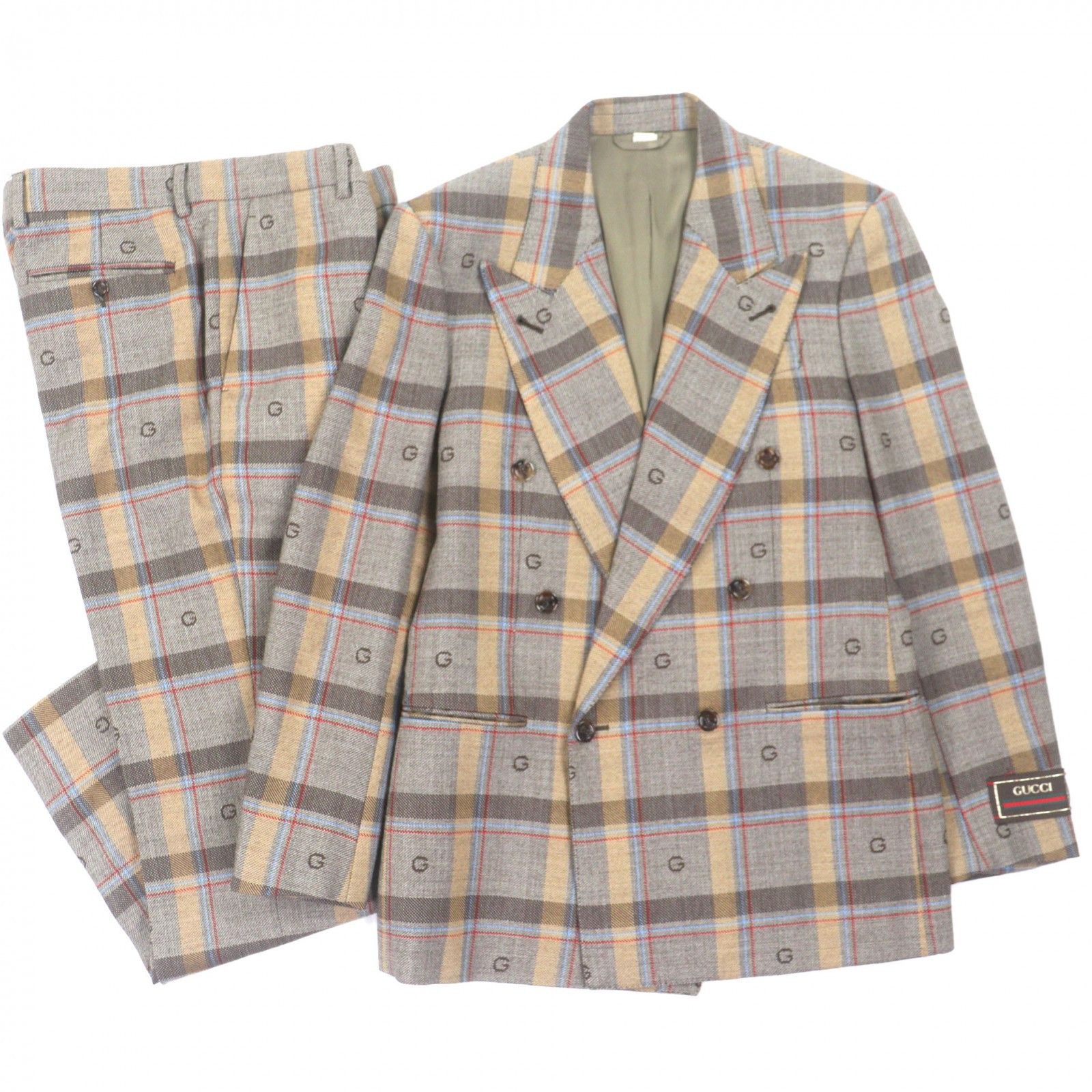 Gucci Gucci Gucci Wool Set Textile Suits 675837/680704 DUTY FREE for USA Size ONE SIZE - 1 Thumbnail