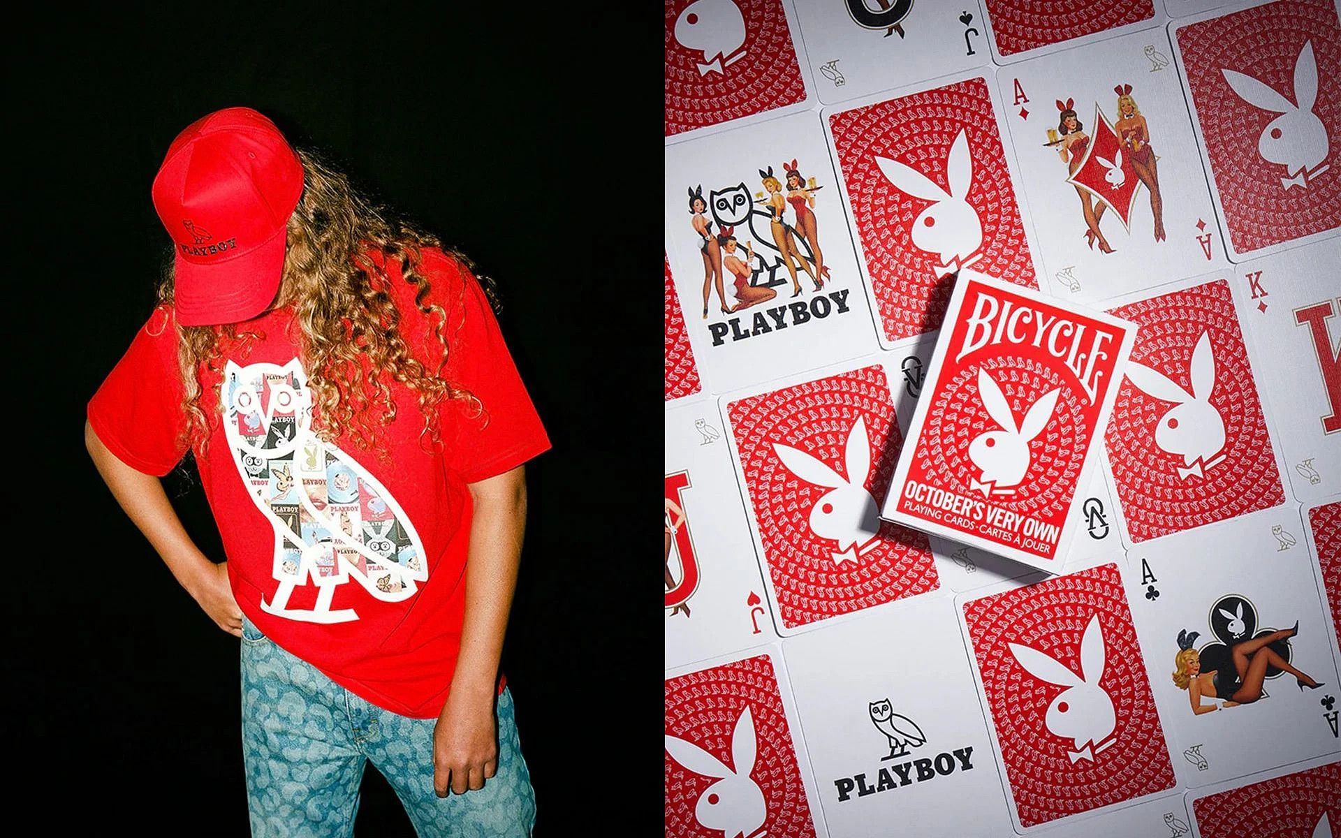 Drake OVO x PLAYBOY MAGAZINE OG OWL T-SHIRT TEE Size US M / EU 48-50 / 2 - 4 Thumbnail
