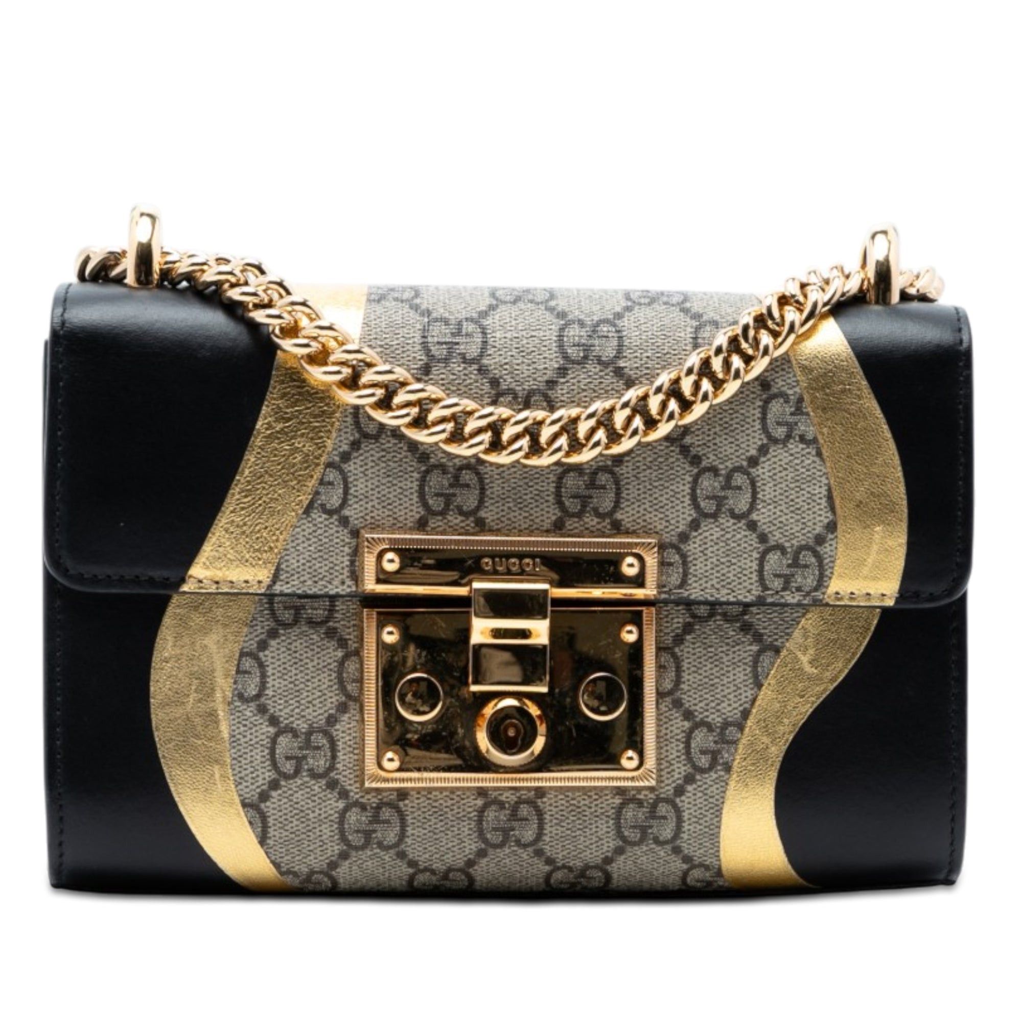 Gucci Small GG Supreme Osiride Padlock Crossbody Size ONE SIZE - 1 Thumbnail