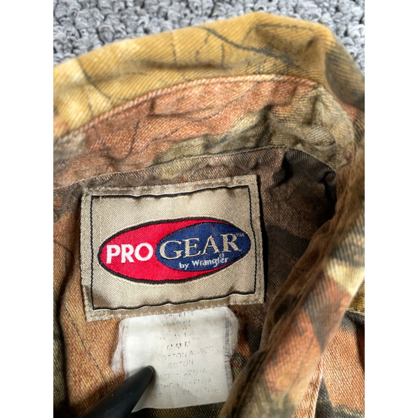 Wrangler VINTAGE Wrangler Pro Gear Camouflage Flannel Shirt Men M Brown Contrast Pattern 90s Outdoor Workwear Cap Size US M / EU 48-50 / 2 - 3 Thumbnail