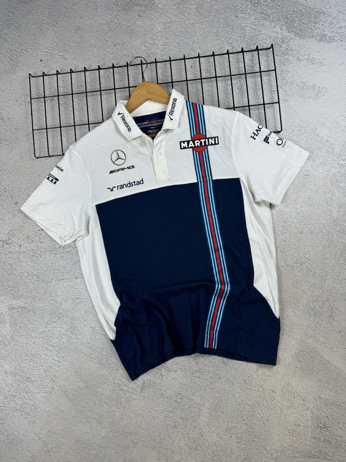 Formula 1 × Hackett × Mercedes-Benz Williams Martini Racing Team Hackett F-1 Mercedes Benz L sz Size US L / EU 52-54 / 3 - 1 Thumbnail