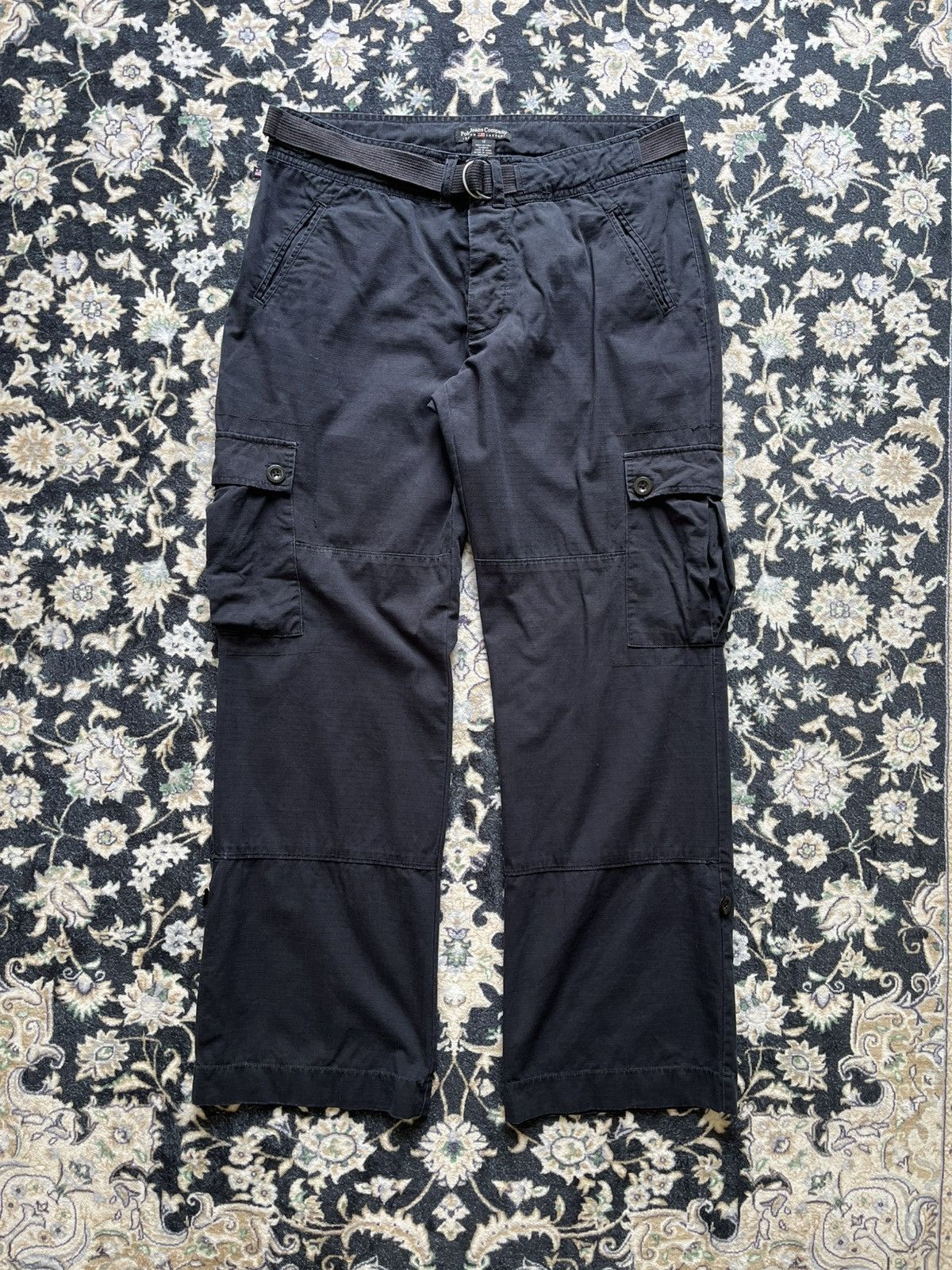 Polo Ralph Lauren Polo Ralph Lauren Black Ripstop Cargo Pants Size US 34 / EU 50 - 1 Thumbnail