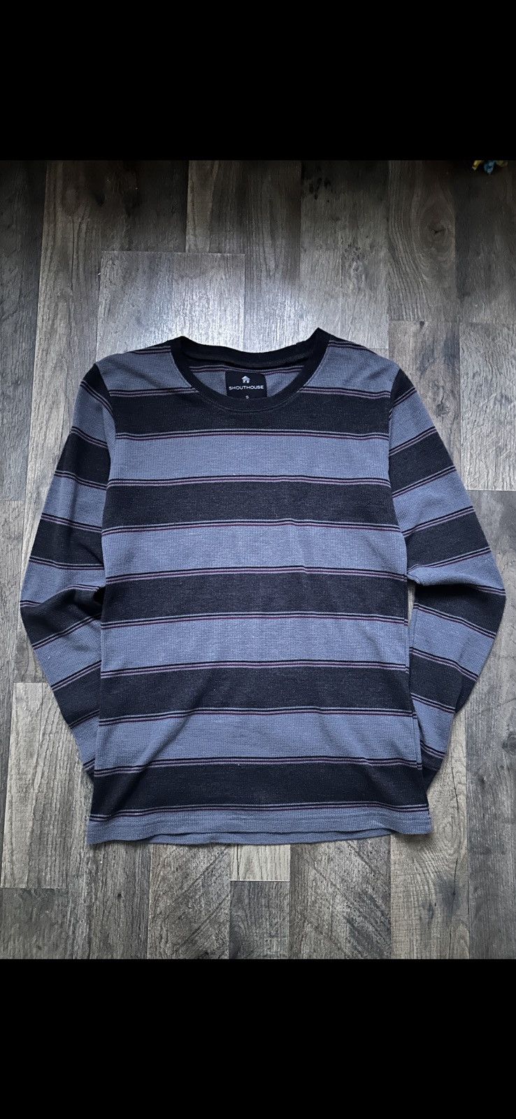 Vintage Thermal long sleeve striped Size US M / EU 48-50 / 2 - 1 Thumbnail