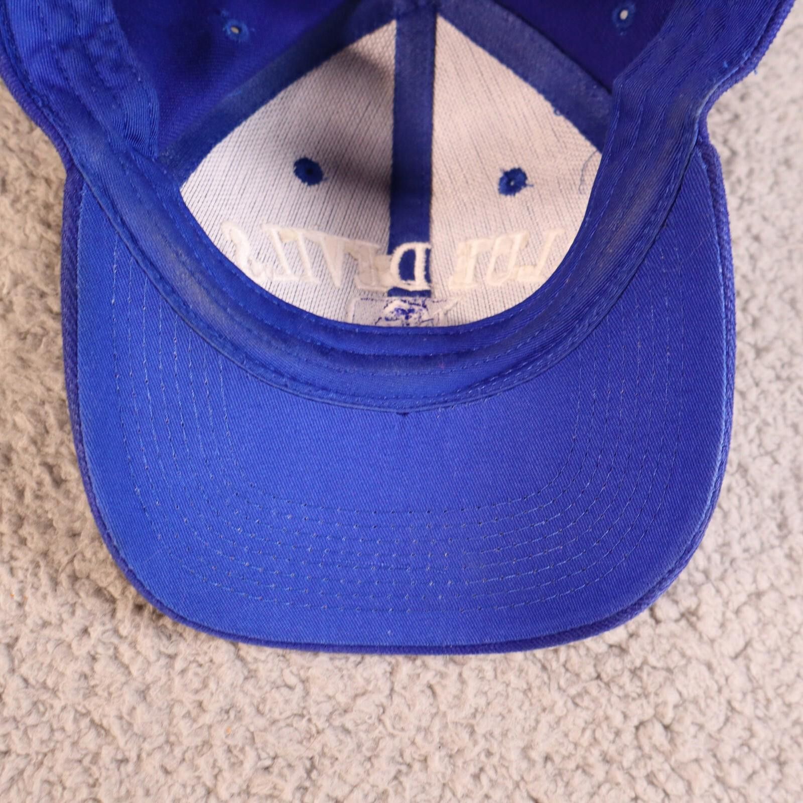 Other Duke Blue Devils Hat Cap Adjustable Strap Blue Vtg Size ONE SIZE - 6 Thumbnail