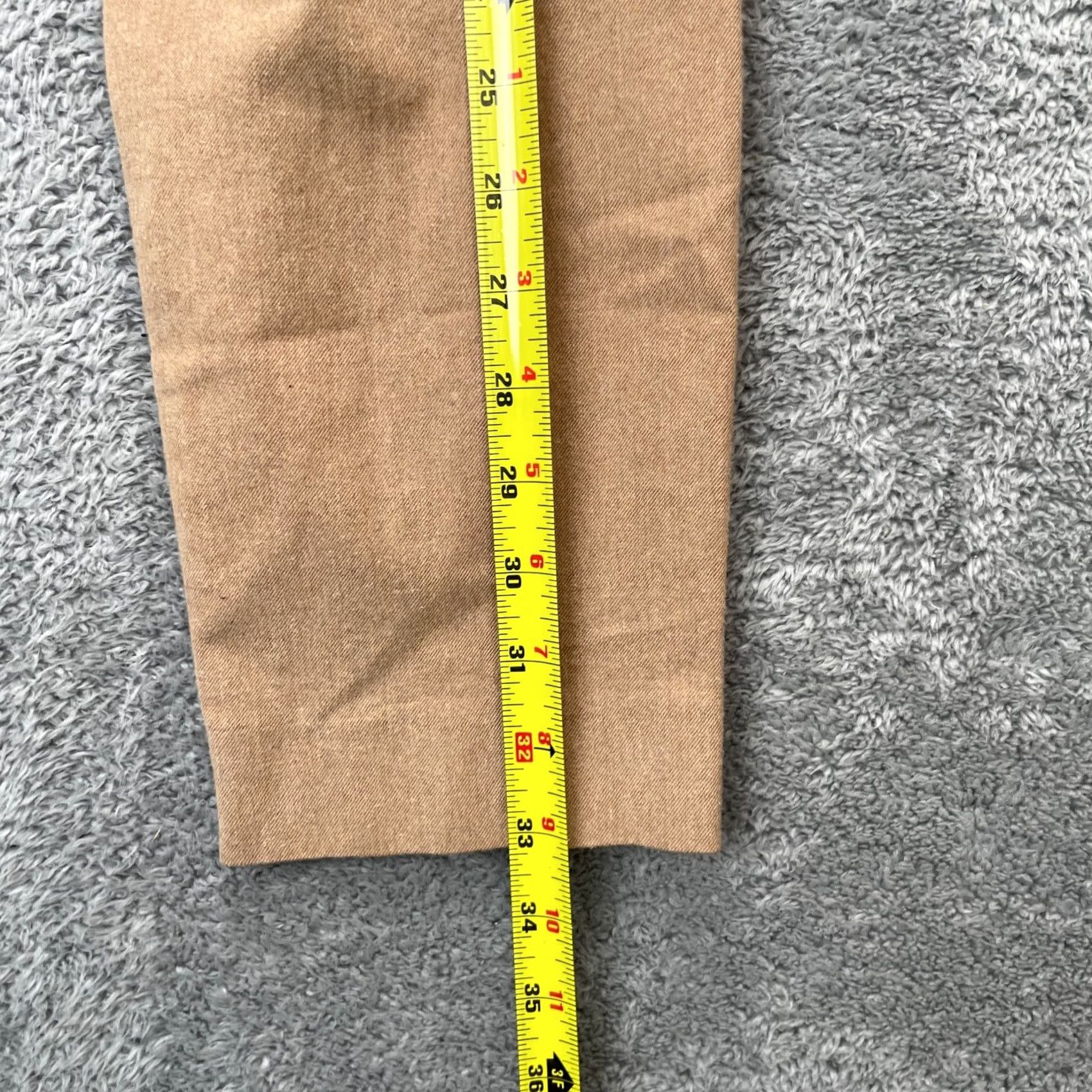 Banana Republic Banana Republic Pants Womens 4 Beige Sloan Stretch Ankle Straight Leg Formal Slimming Pockets City Preppy Size 27" / US 4 / IT 40 - 7 Thumbnail