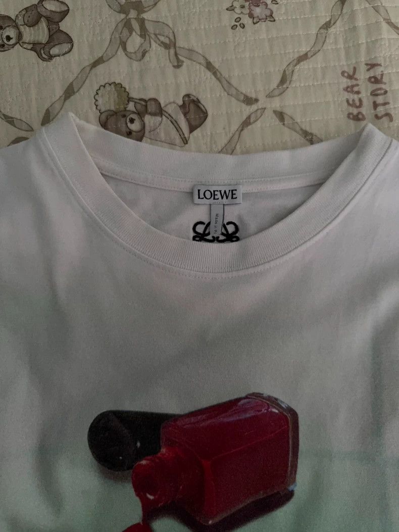 Loewe LOEWE Nail polish patterned short sleeves Size S / US 4 / IT 40 - 6 Thumbnail