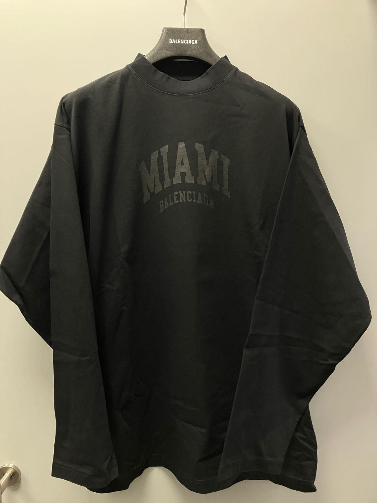 Balenciaga o1la1rc1a0425 Oversized Cities Miami Vintage Jersey T-Shirt Size US S / EU 44-46 / 1 - 1 Thumbnail