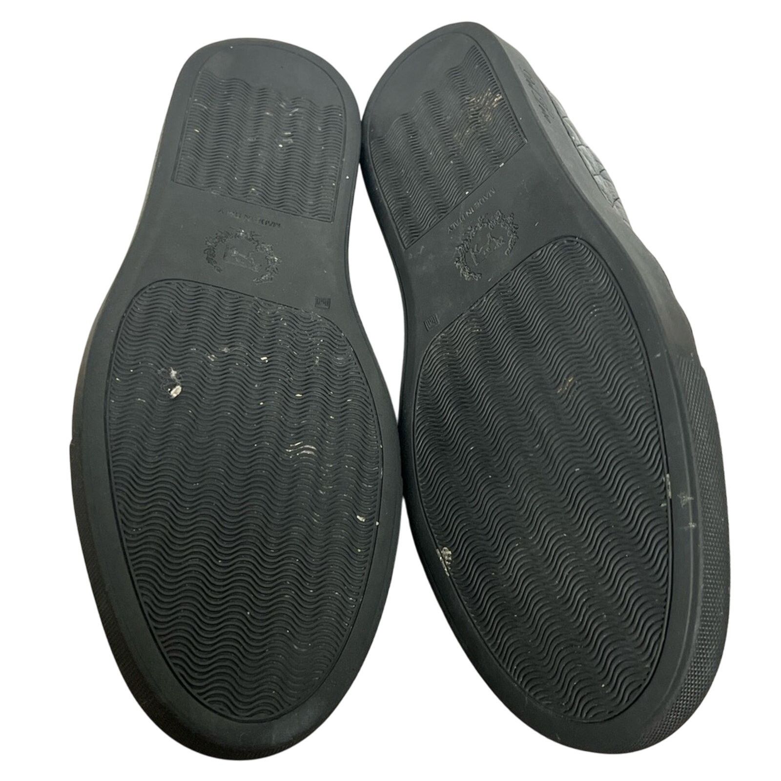 Del Toro Del Toro Quilted Nappa Leather Black Slip-On MADE IN ITALY Size US 11 / EU 44 - 8 Thumbnail
