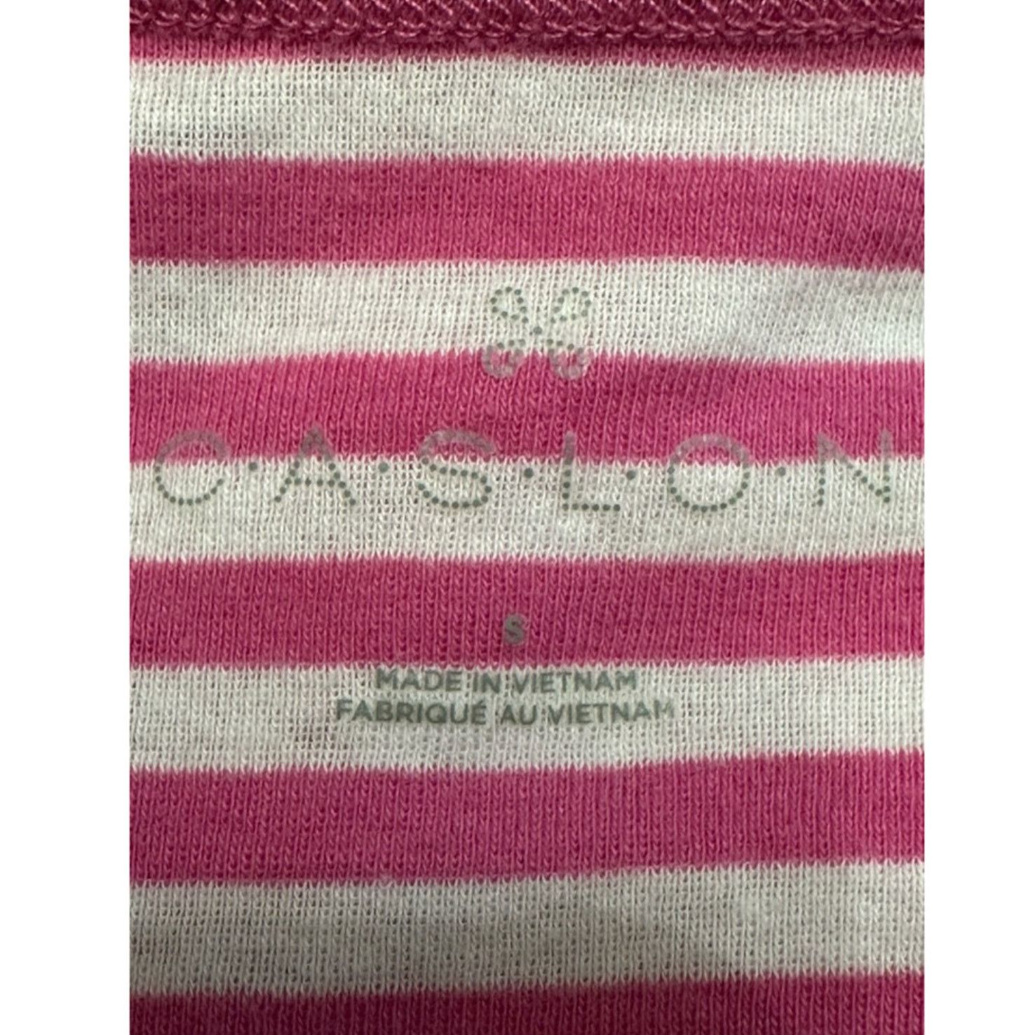 Other Caslon Tank Top Striped Sleeveless Pink White W Small NWOT Size S / US 4 / IT 40 - 7 Thumbnail