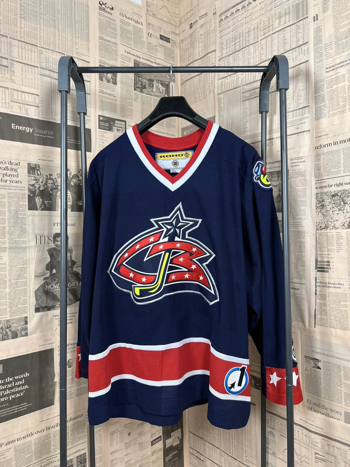 Koho KOHO Colombus Blue Jackets Jersey Size US L / EU 52-54 / 3 - 1 Thumbnail