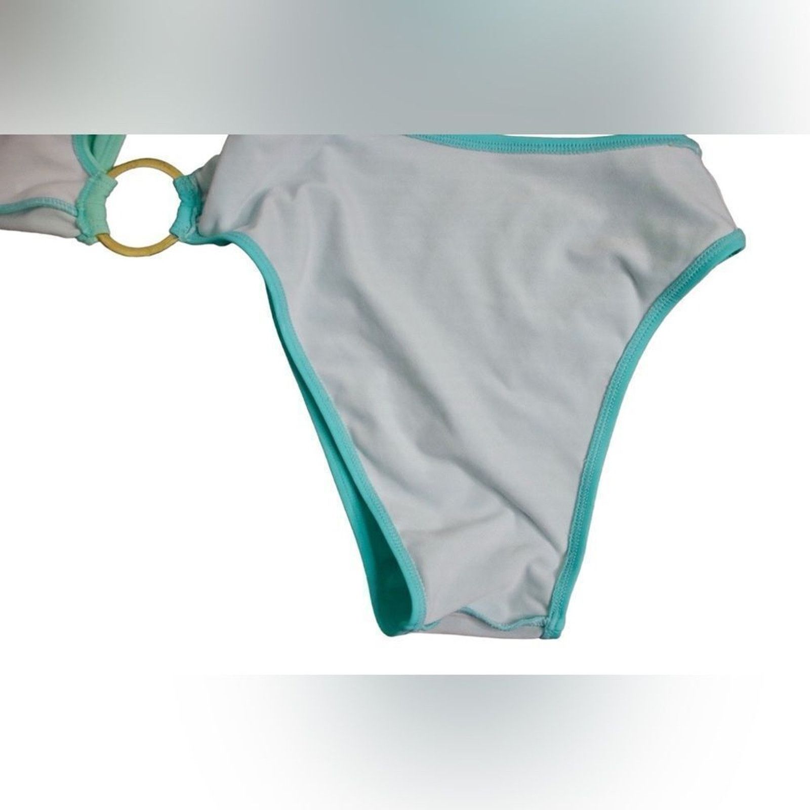 Shein Shein Blue Green 2 Tone 1pc Swimsuit MEDIUM Sexy Pastel Size M / US 6-8 / IT 42-44 - 8 Thumbnail