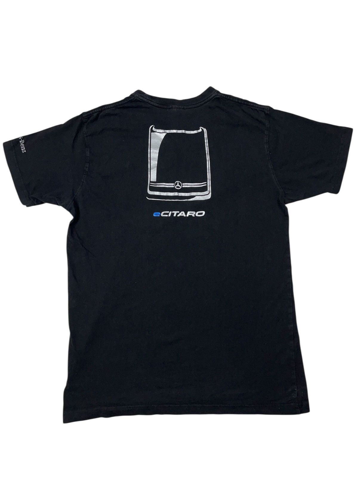 Mercedes-Benz Vintage 90s Mercedes-Benz eCitaro Bus Big Logo T-shirt Size US XL / EU 56 / 4 - 2 Thumbnail