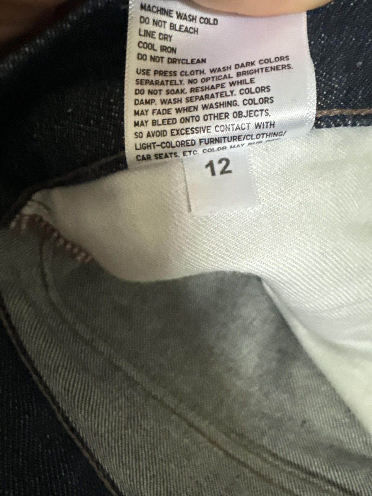 Uniqlo Stretch Selvedge Slim Jeans Size US 32 / EU 48 - 6 Thumbnail
