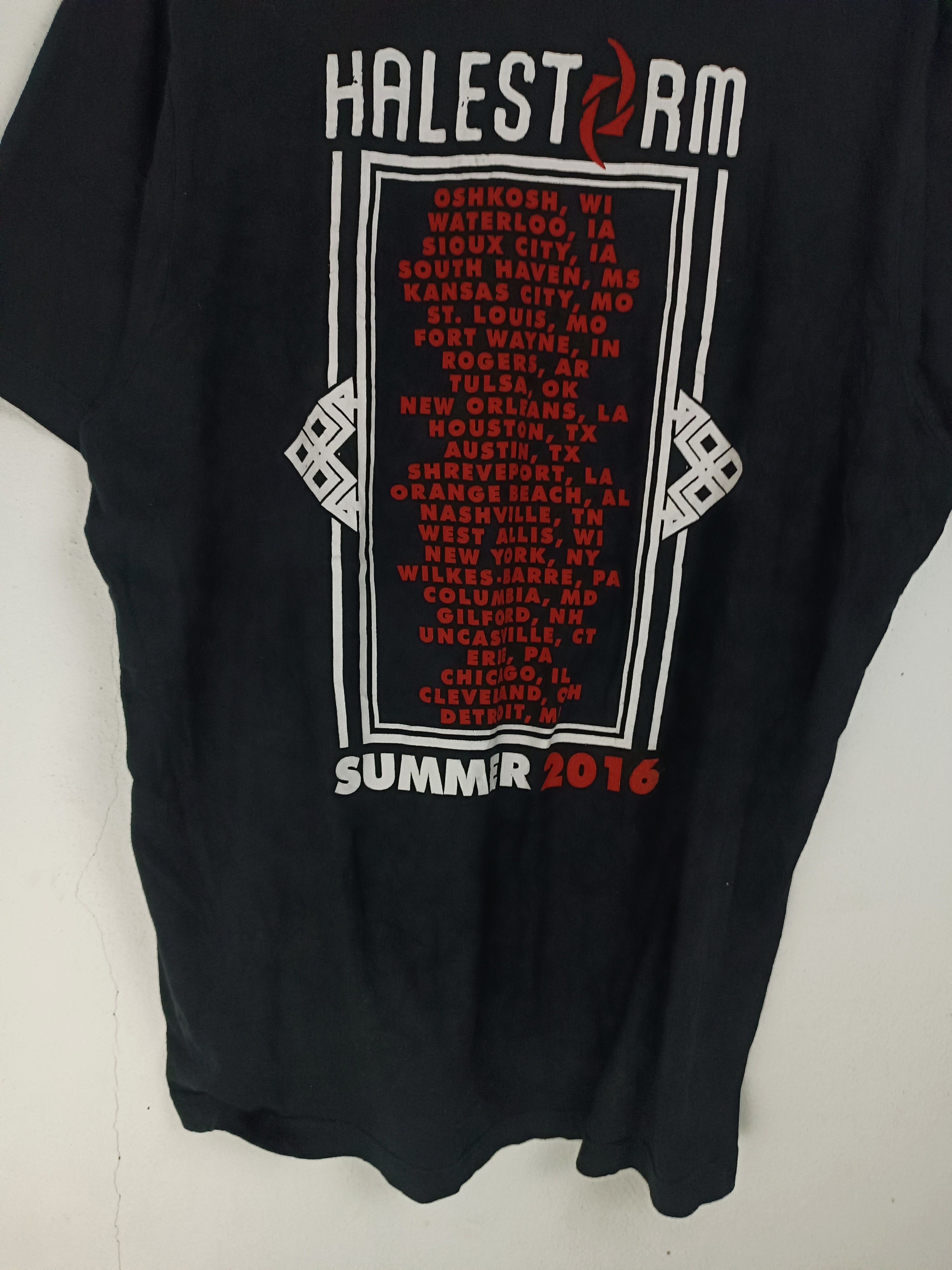 Band Tees VINTAGE 2016 HALESTORM TOUR TEE volbeat i prevail Size US XL / EU 56 / 4 - 13 Thumbnail