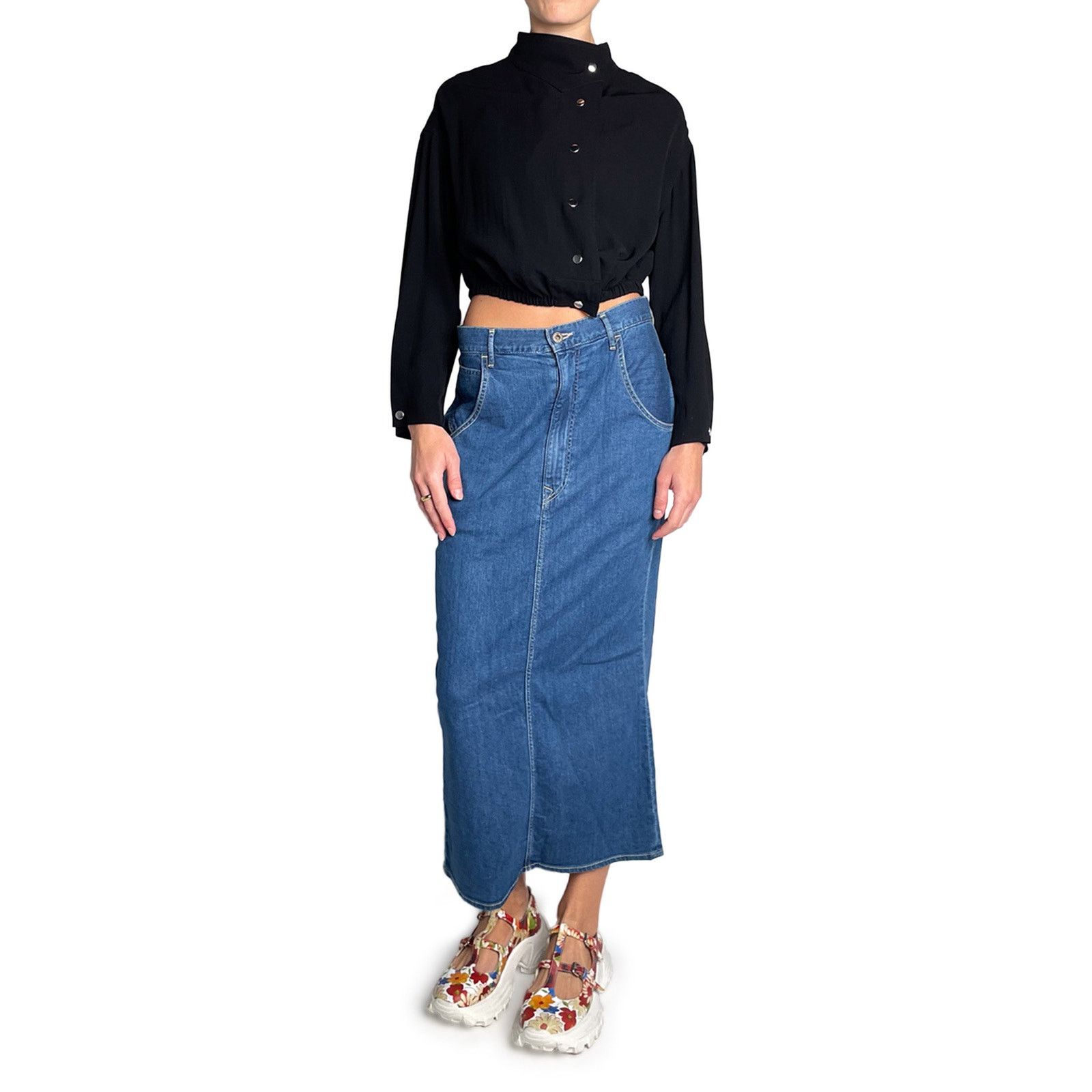 Kapital Kapital Japanese Denim Skirt Size 26" / US 2 / IT 38 - 3 Thumbnail