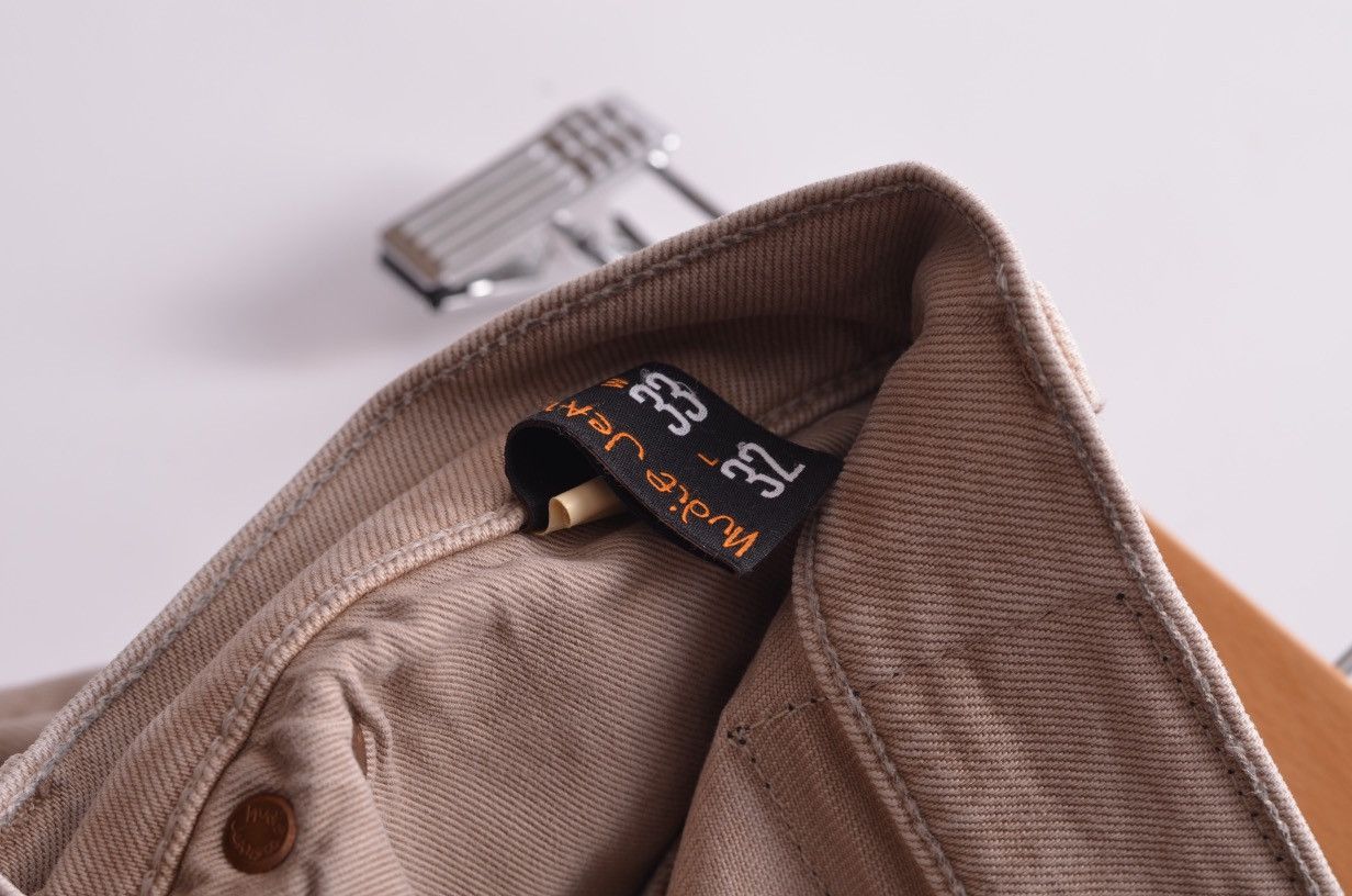 Nudie Jeans Nudie jeans Grim Tim Desert Worn Pants Khaki denim size 33 Size US 33 - 4 Thumbnail