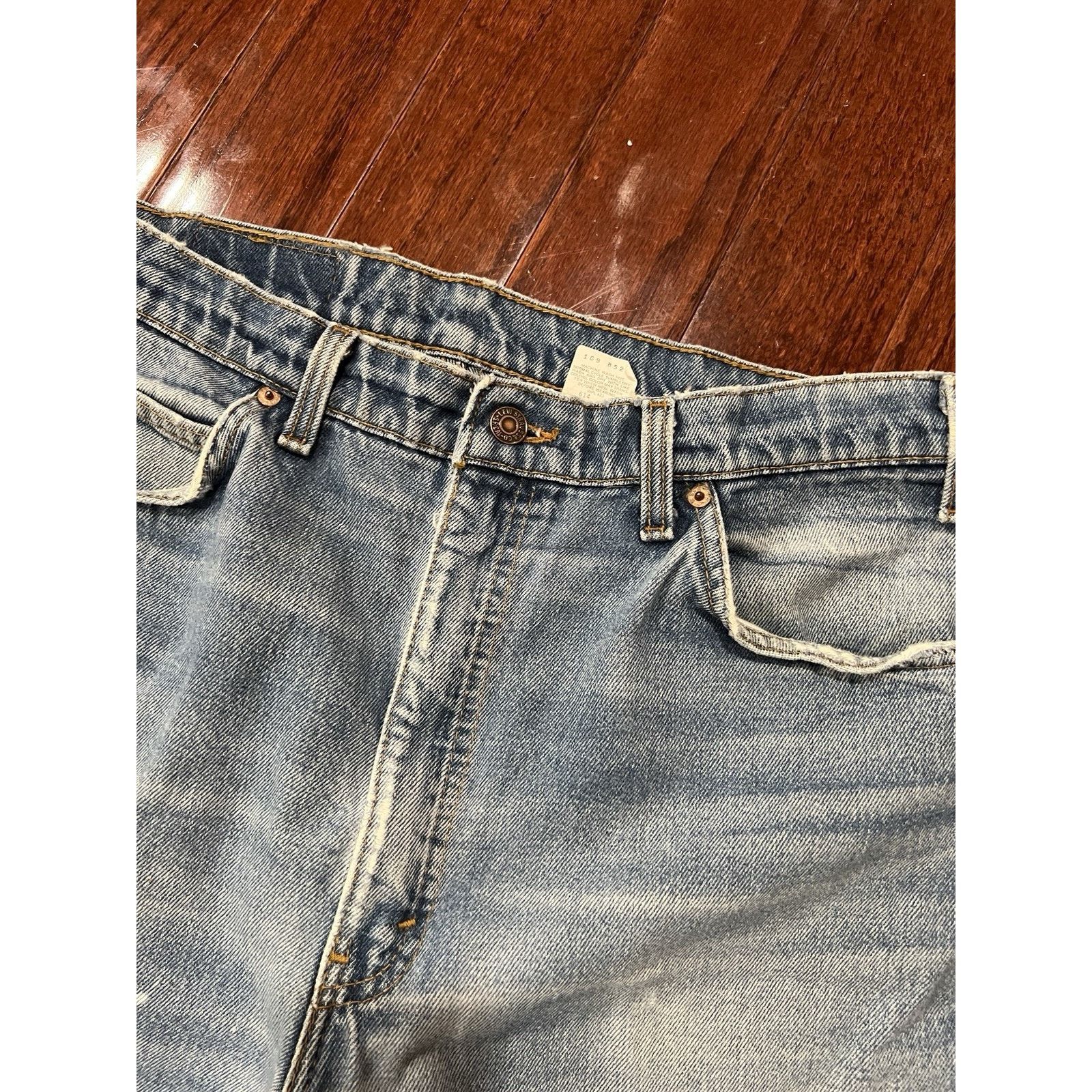 Levi's Vintage Levis Cut Off Shorts 38 Blue Jorts Denim Jeans 505 Size US 38 / EU 54 - 5 Thumbnail