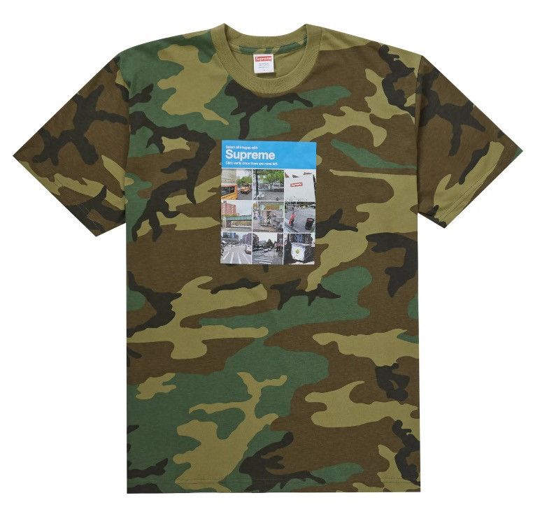 Supreme Supreme Verify tee size medium FW19 camo Size US M / EU 48-50 / 2 - 5 Thumbnail