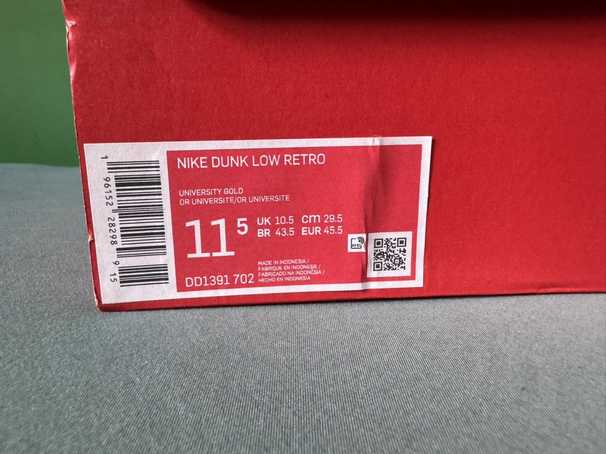 Nike Nike Dunk Low Arizona State 2022 Size US 11.5 / EU 44-45 - 6 Thumbnail