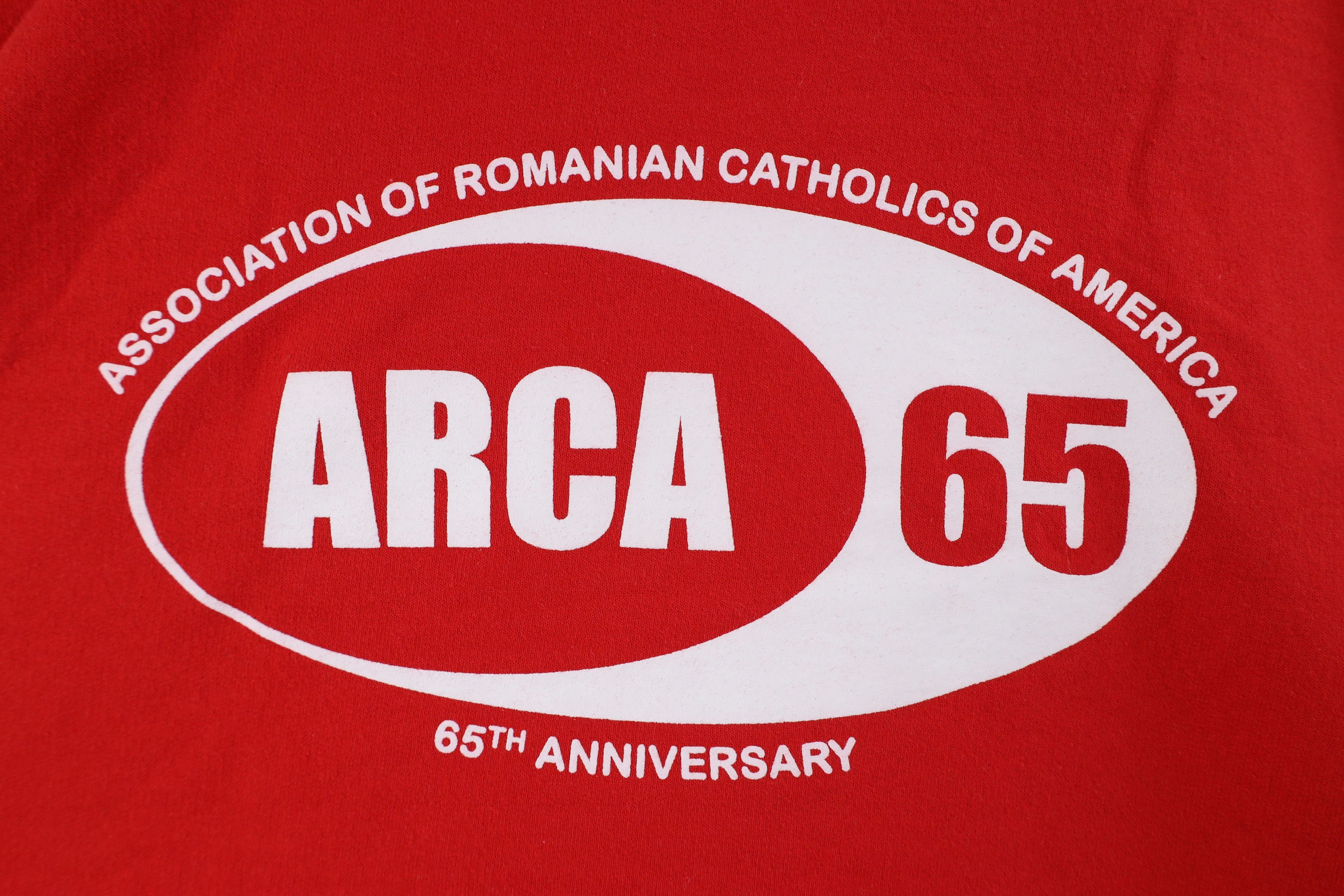 Vintage Vintage of Romanian Catholics of America ARCA Sweatshirt Size US XXL / EU 58 / 5 - 7 Thumbnail