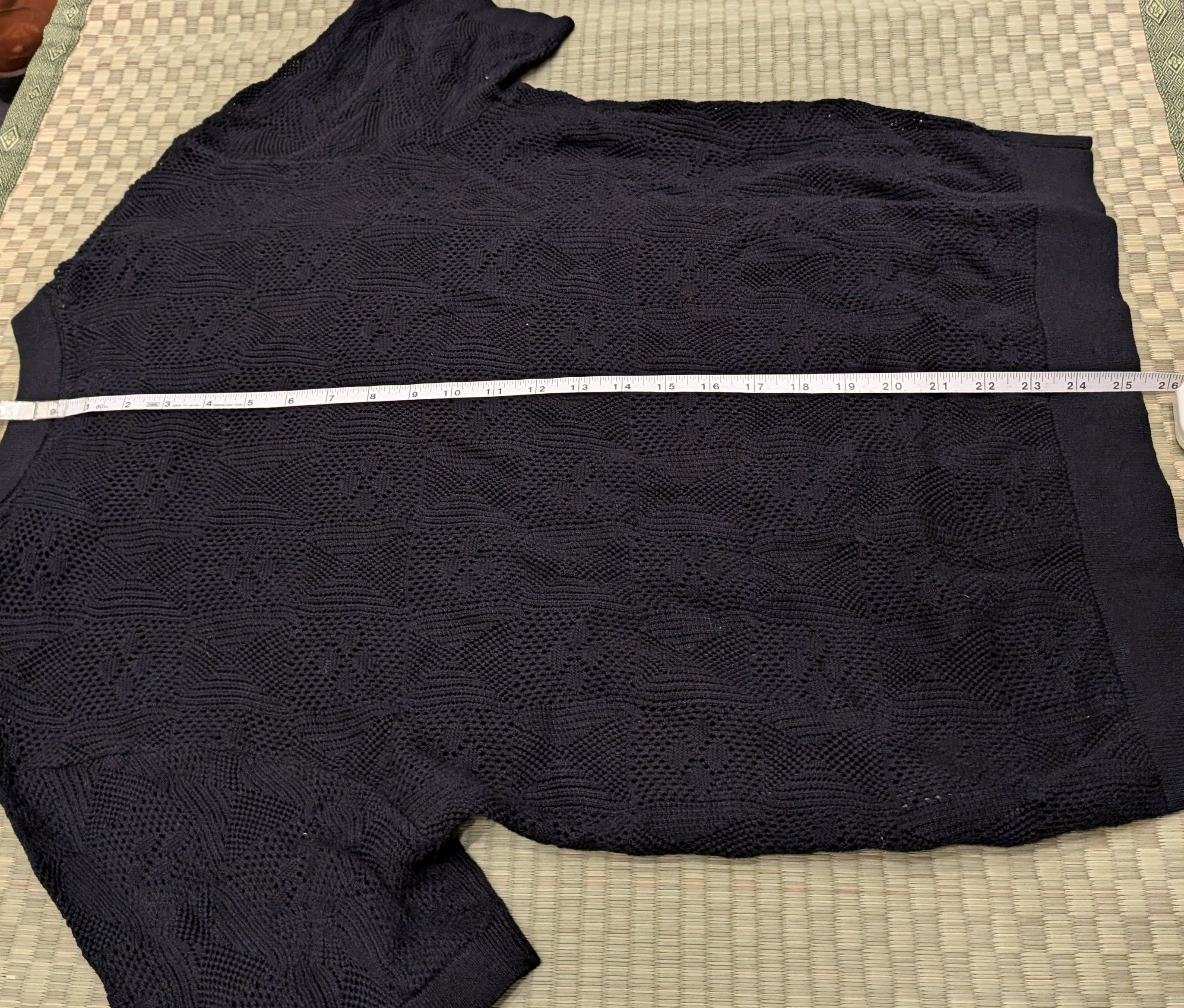 Kith Kith Tilden Crochet Shirt Black Cotton Blend Size US M / EU 48-50 / 2 - 7 Thumbnail