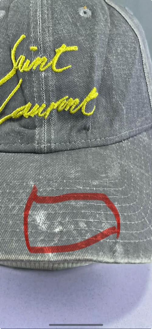 Yves Saint Laurent Saint Laurent X New Era Logo Jeans Cap Size ONE SIZE - 7 Thumbnail