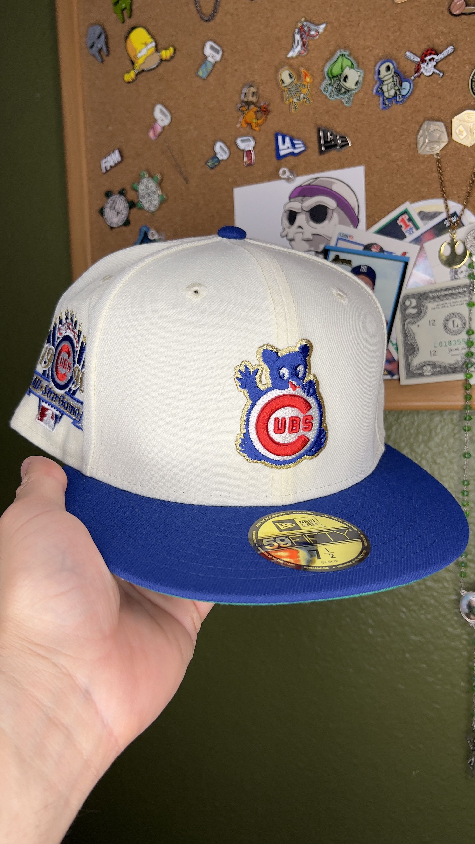 NEW ERA 7 1/2 CUBS 1990オールスターゲームパッチ 別注