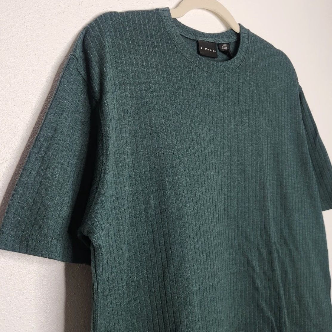 Vintage VINTAGE J. Ferrar Shirt Green Men Large Ribbed Nature Earth Tones Logo? (Note: avoid adding words) Size US L / EU 52-54 / 3 - 2 Thumbnail